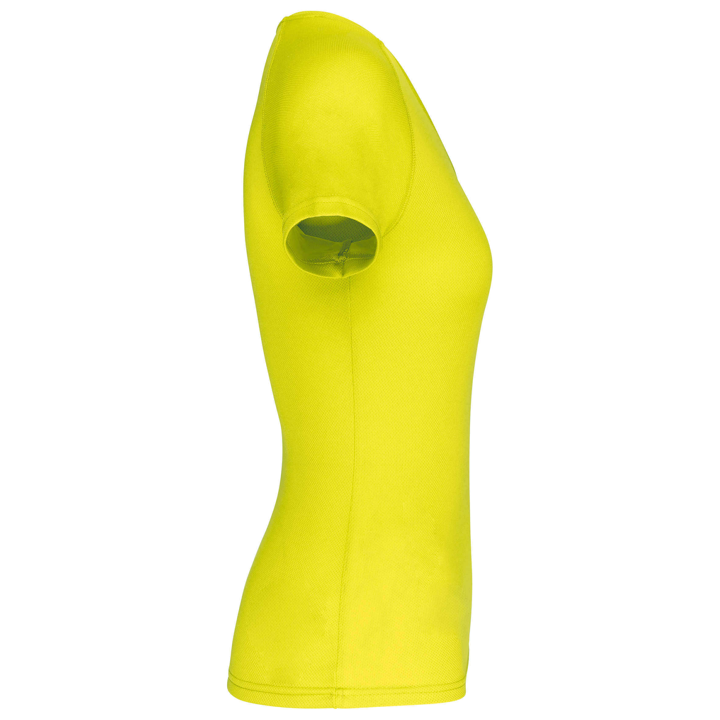 Damen Kurzarm-Sportshirt mit V-Ausschnitt