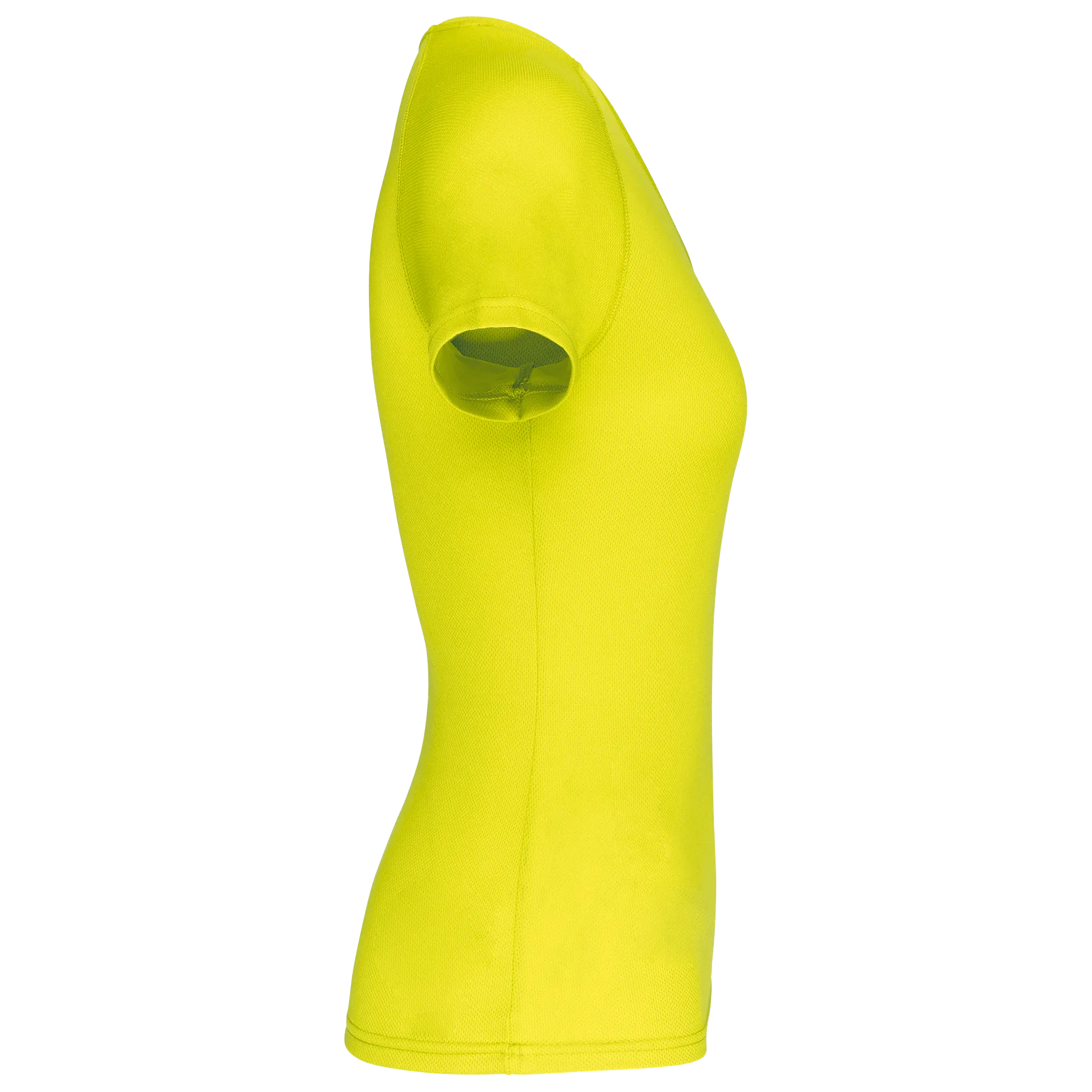 Damen Kurzarm-Sportshirt mit V-Ausschnitt