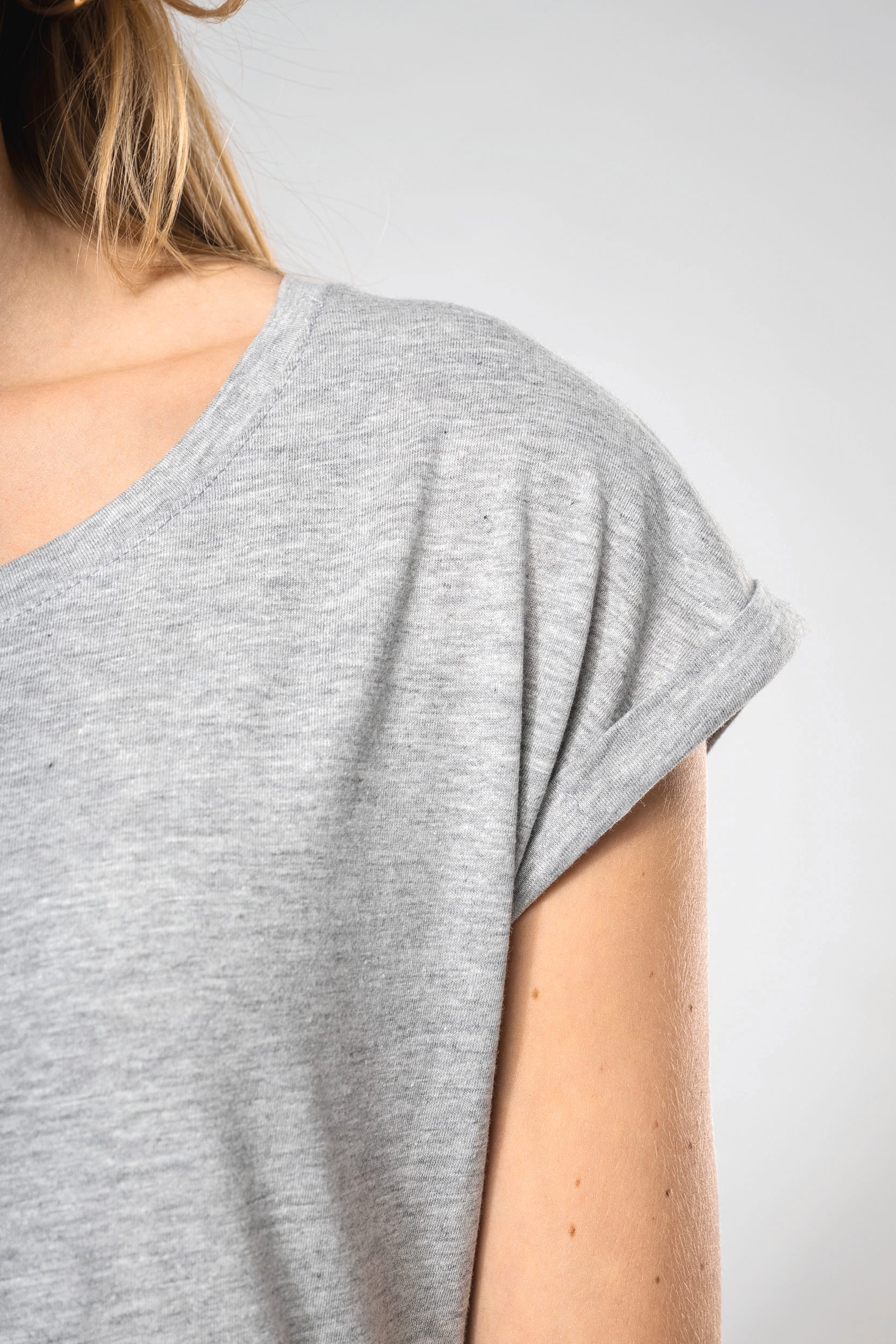 Langes T-Shirtfür Damen