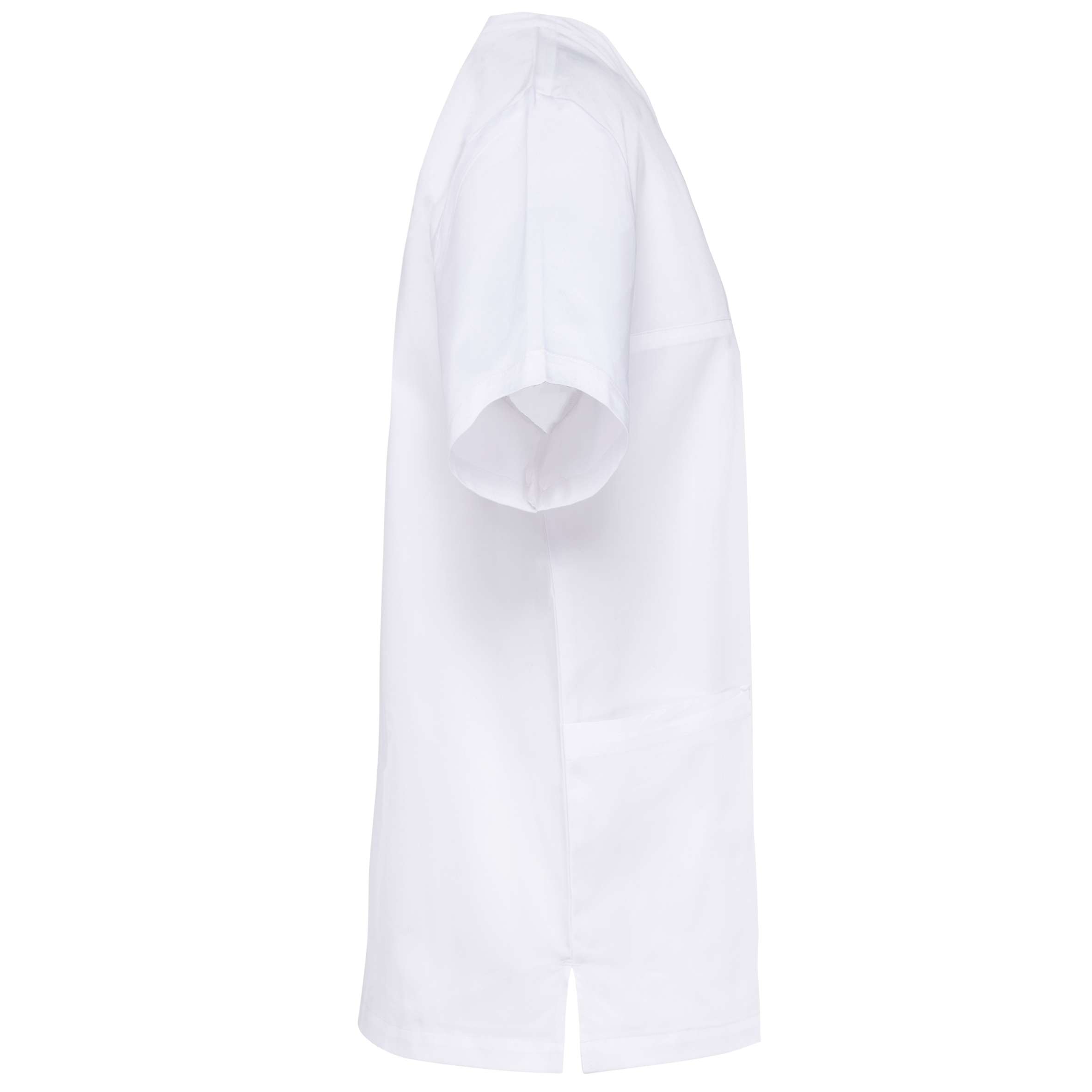 Kurzärmlige Unisex-Tunika aus Baumwollpolyester