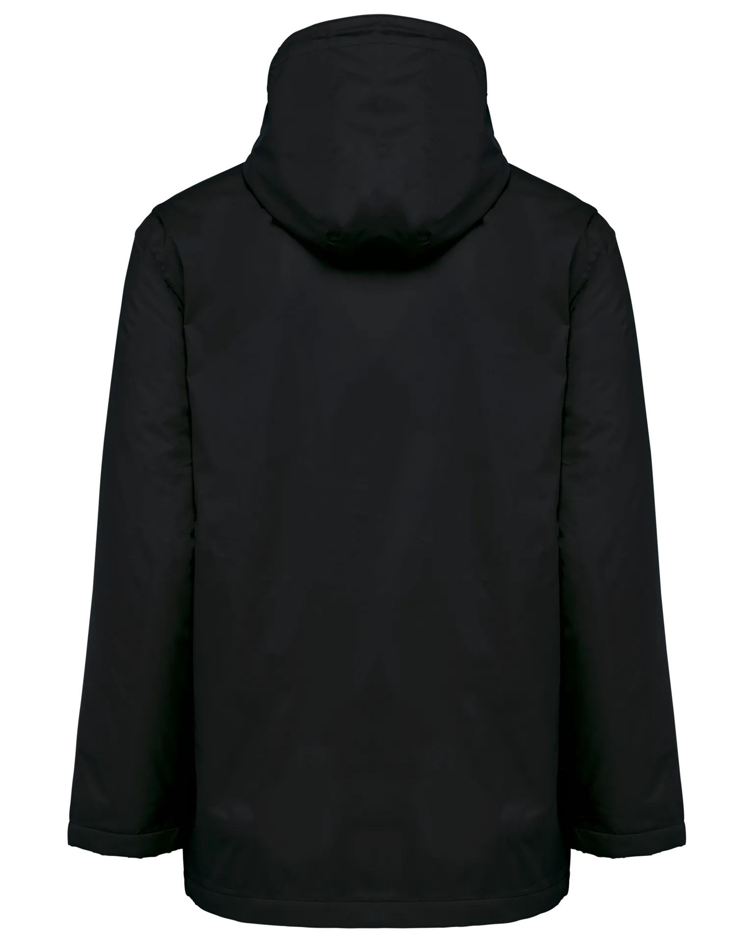 Gefütterte Unisex-Kapuzenjacke aus Mikrofleece