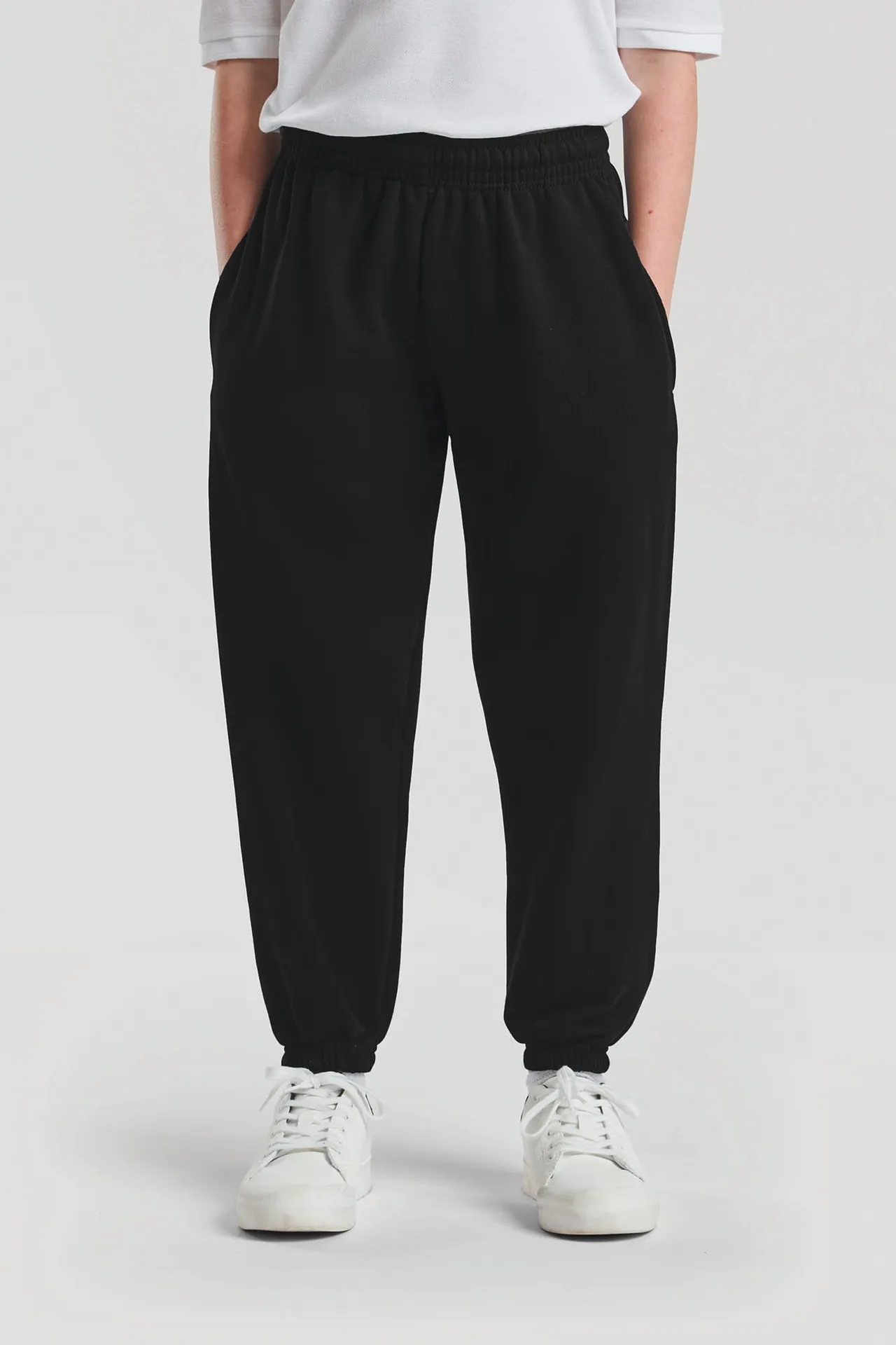 Kids Classic Elasticated Cuff Jog Pants (64-051-0)