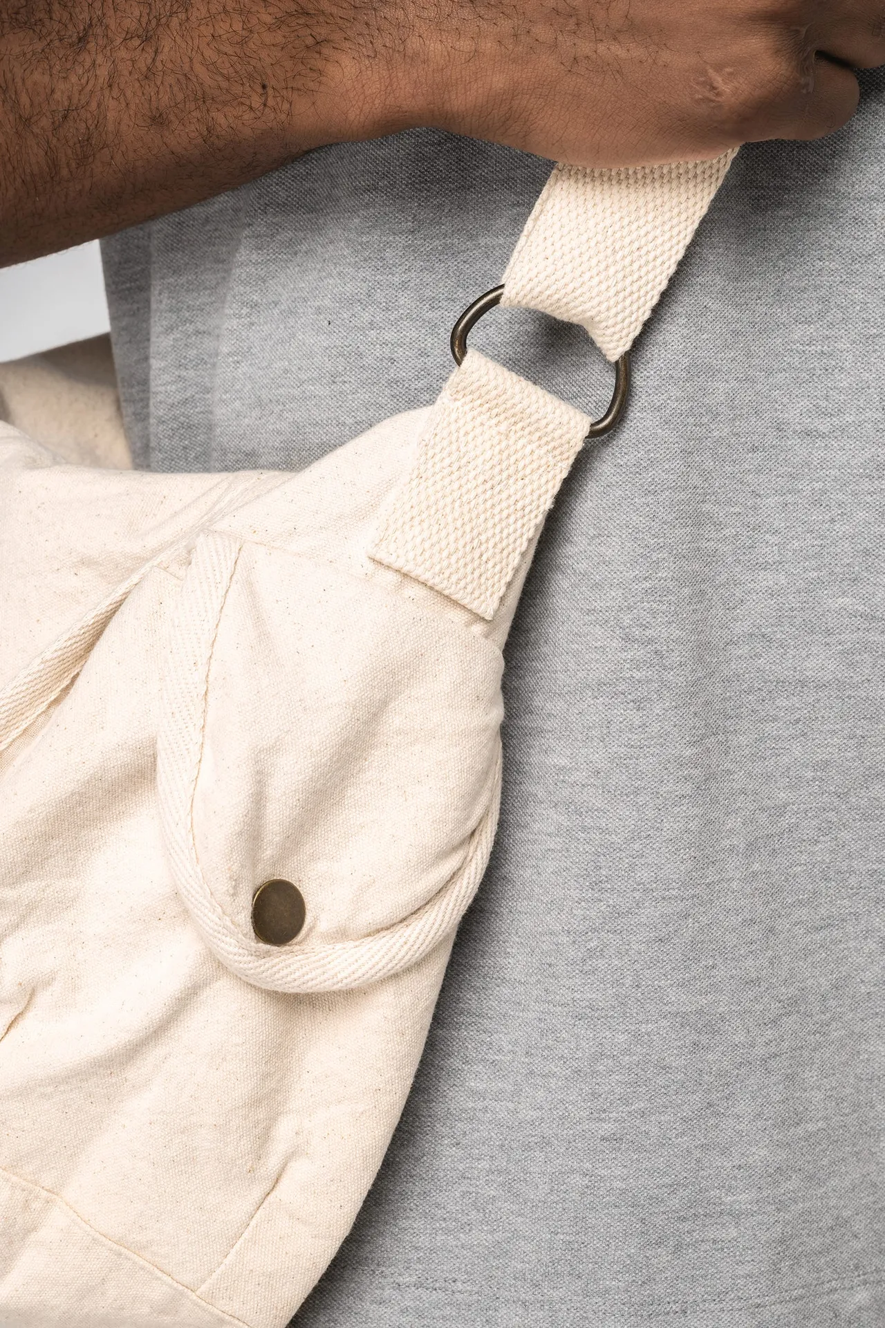 Umweltfreundliche ausgewaschene Umhängetasche