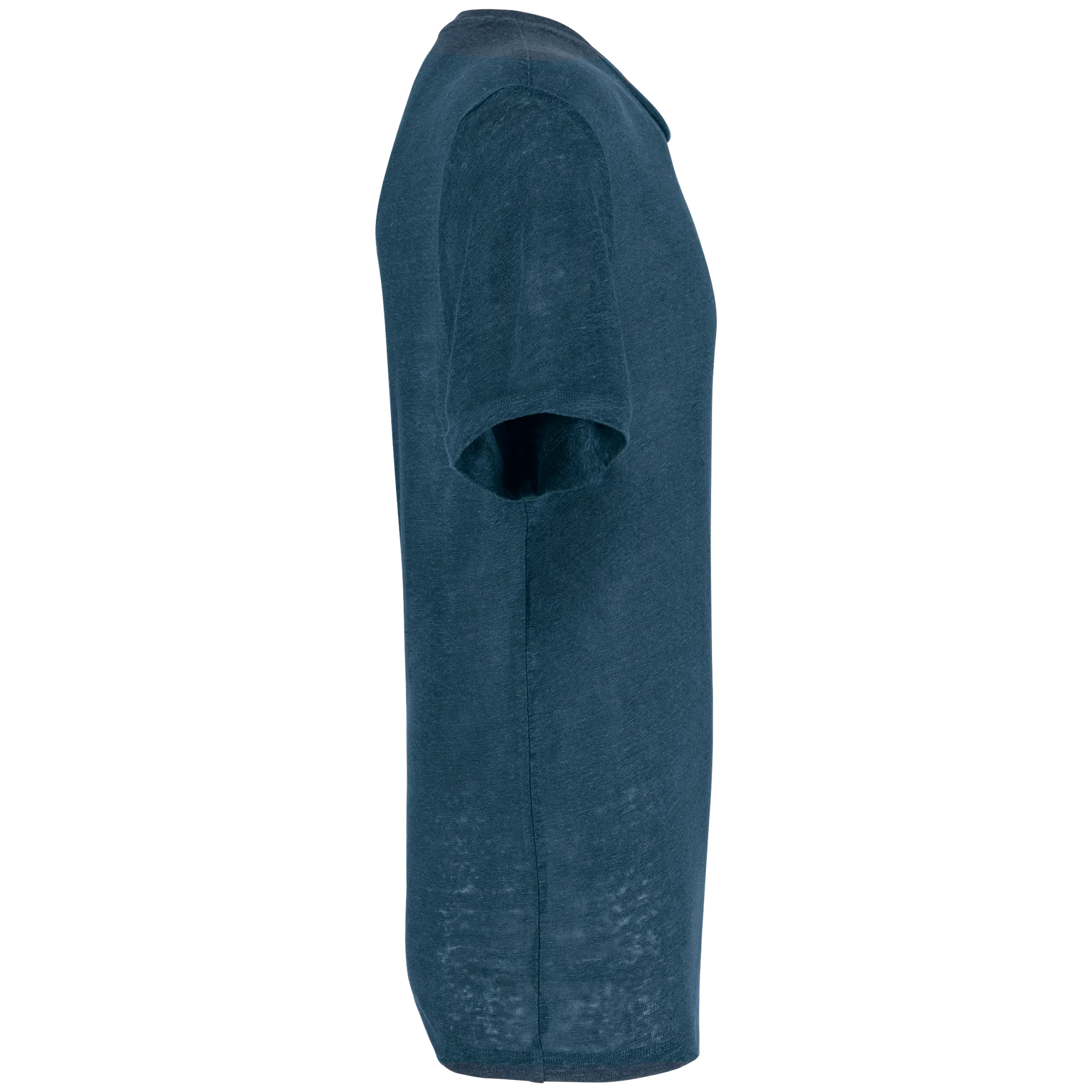 Herren-T-Shirt aus Leinen mit Rundhalsausschnitt