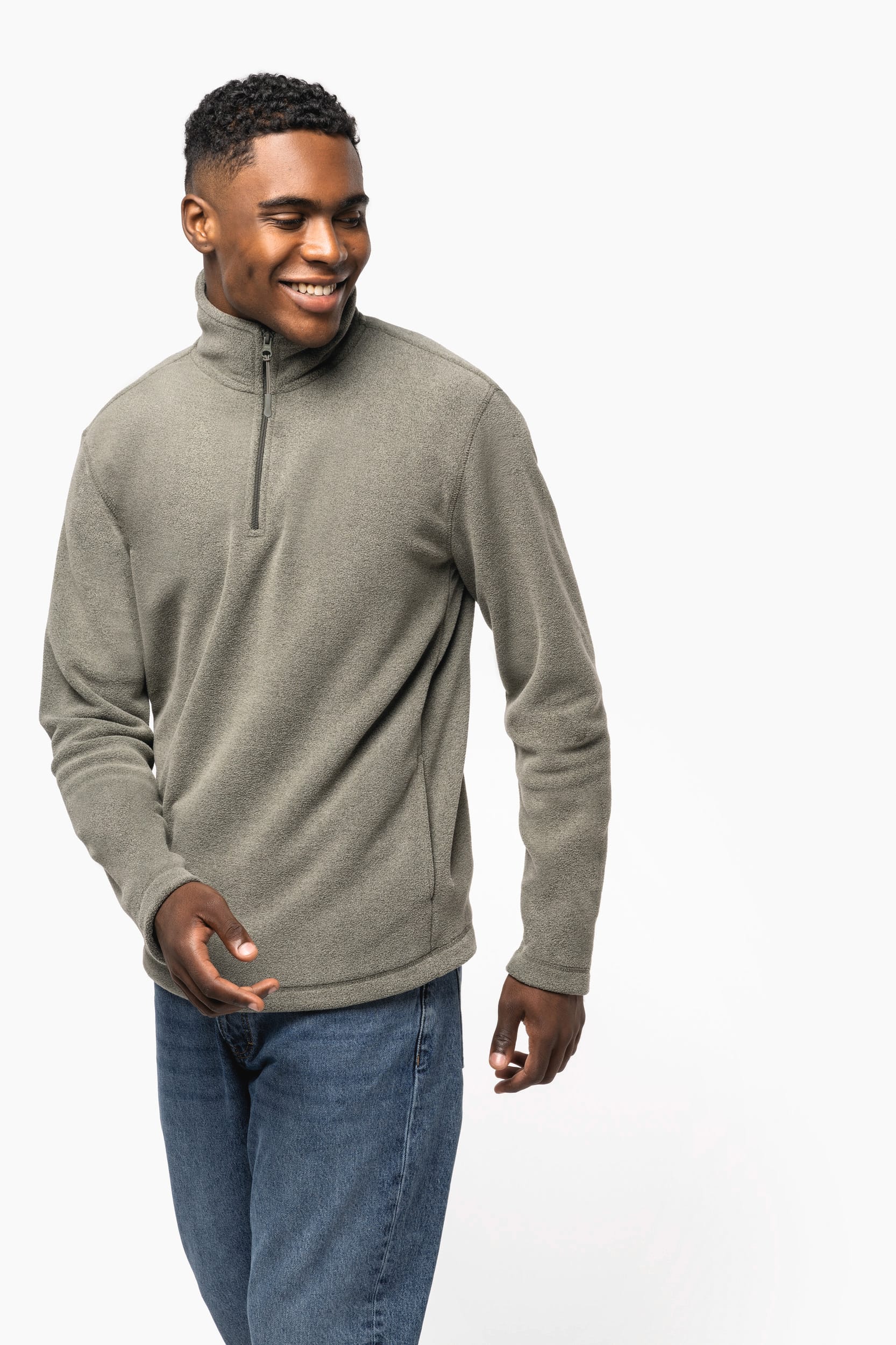 Enzo > Mikrofleece Pullover 1/4 Zip