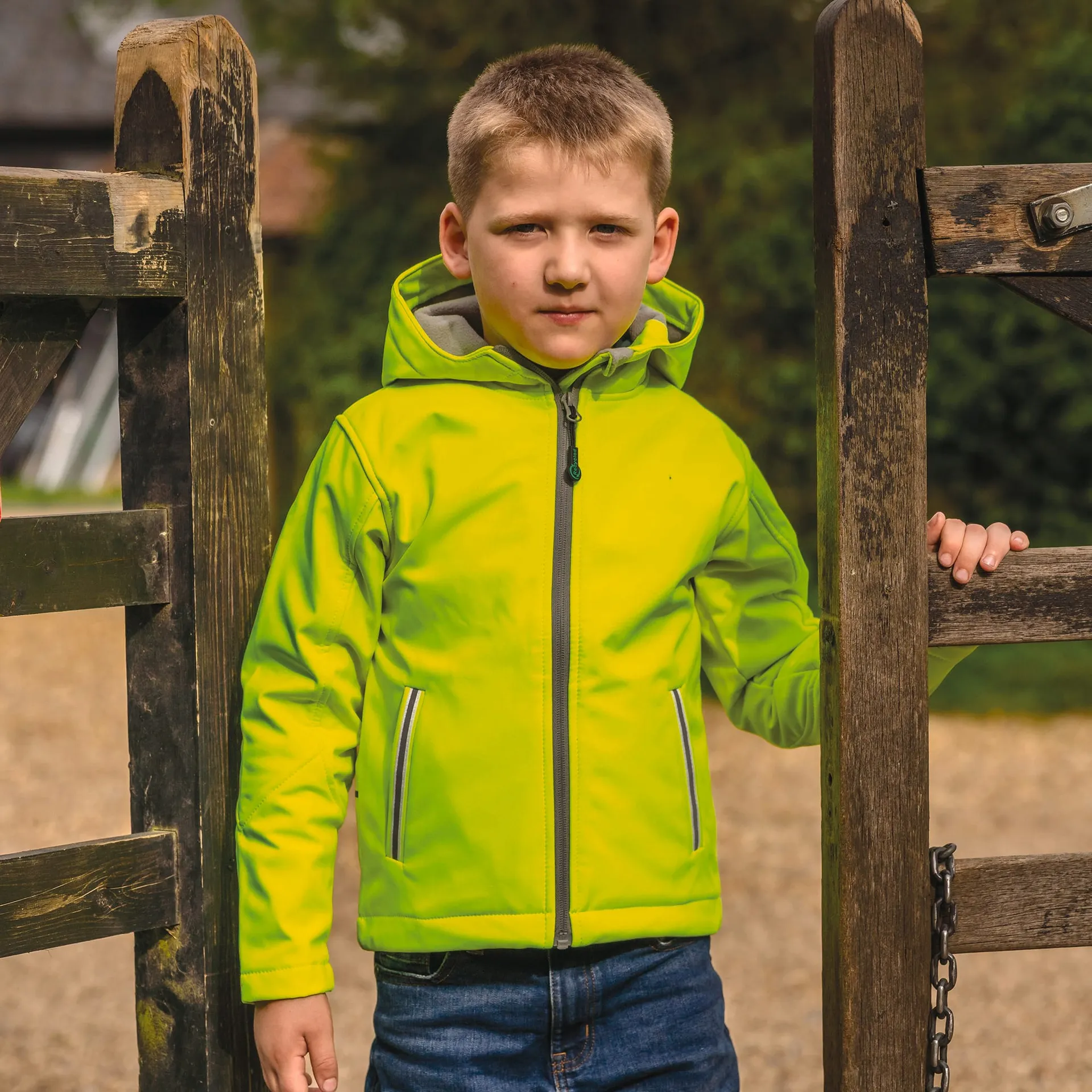 Kids Tx Performance Hooded Softshell Jacket