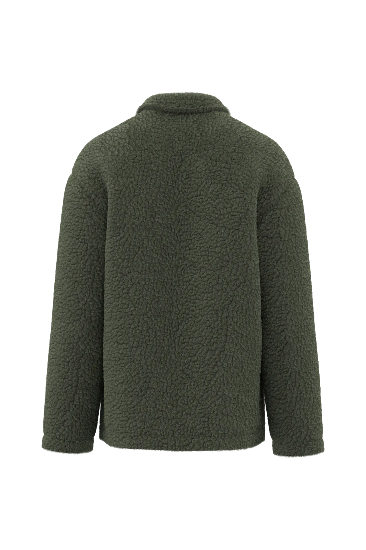 Unisex-Überhemd aus Sherpa mit überschnittenen Schultern