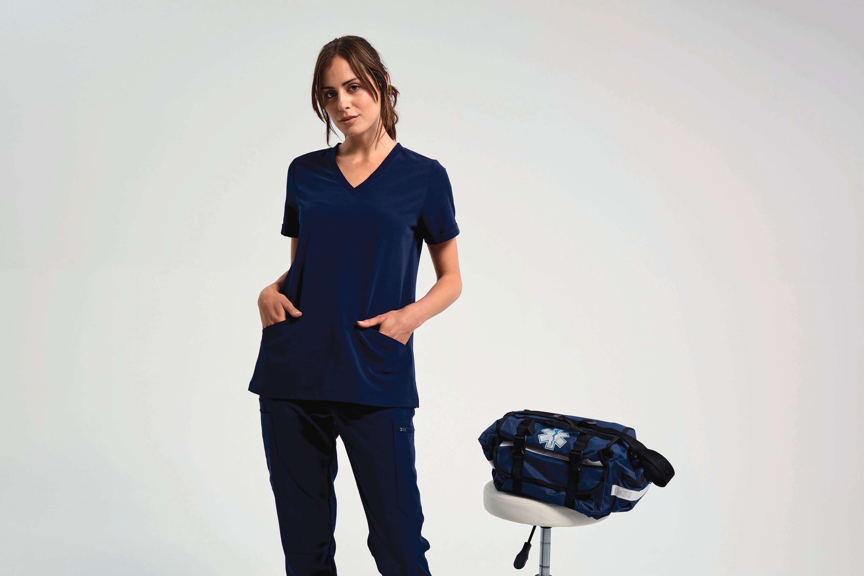 Tunika mit Stretchanteil und kurzen Ärmeln, Damen Tunika mit Stretchanteil und kurzen Ärmeln, Damen