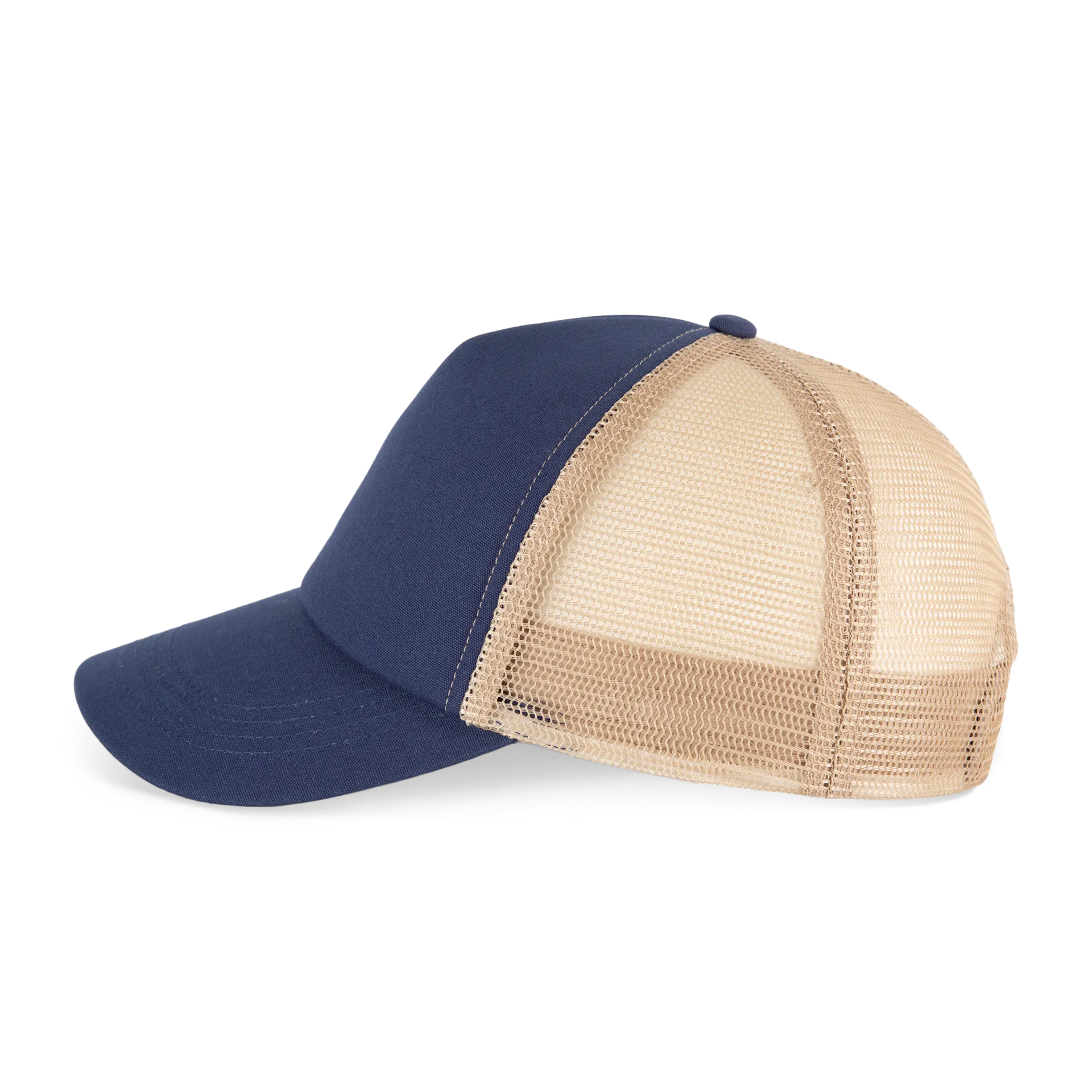 5 Panel-Trucker-Kappe aus Canvas-Baumwolle - K-up Gold Label