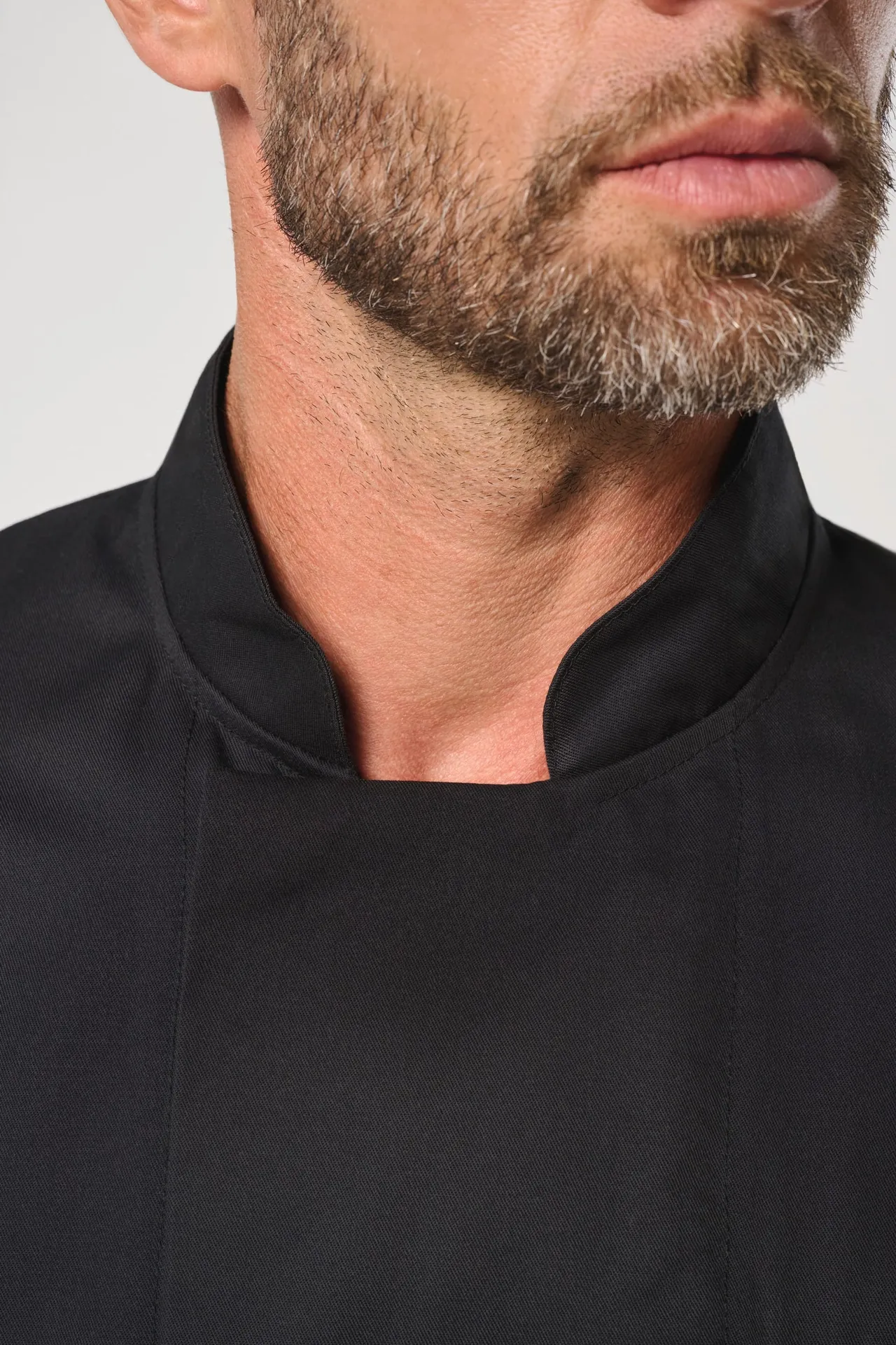 Umweltfreundliche Unisex-Kochjacke mit langen Ärmeln