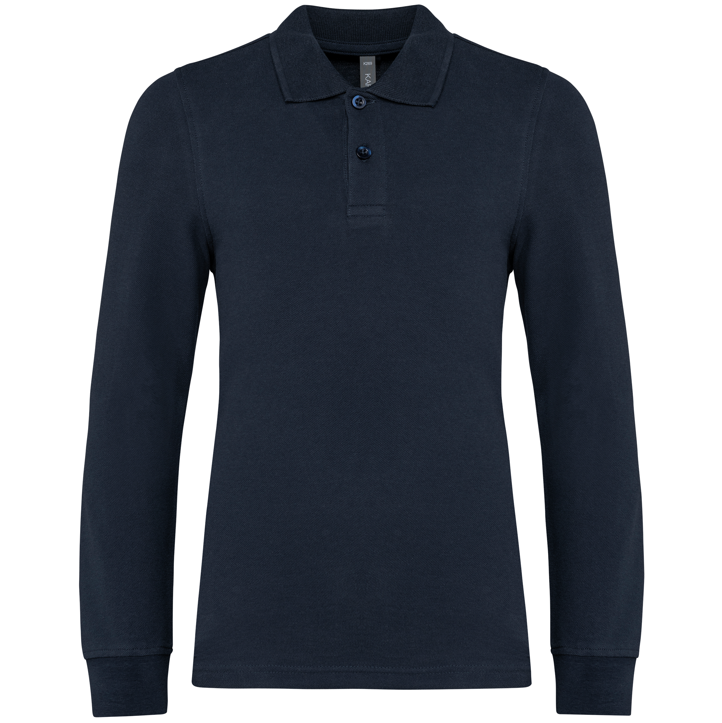 Polohemd mit langen Ärmeln für Kinder.