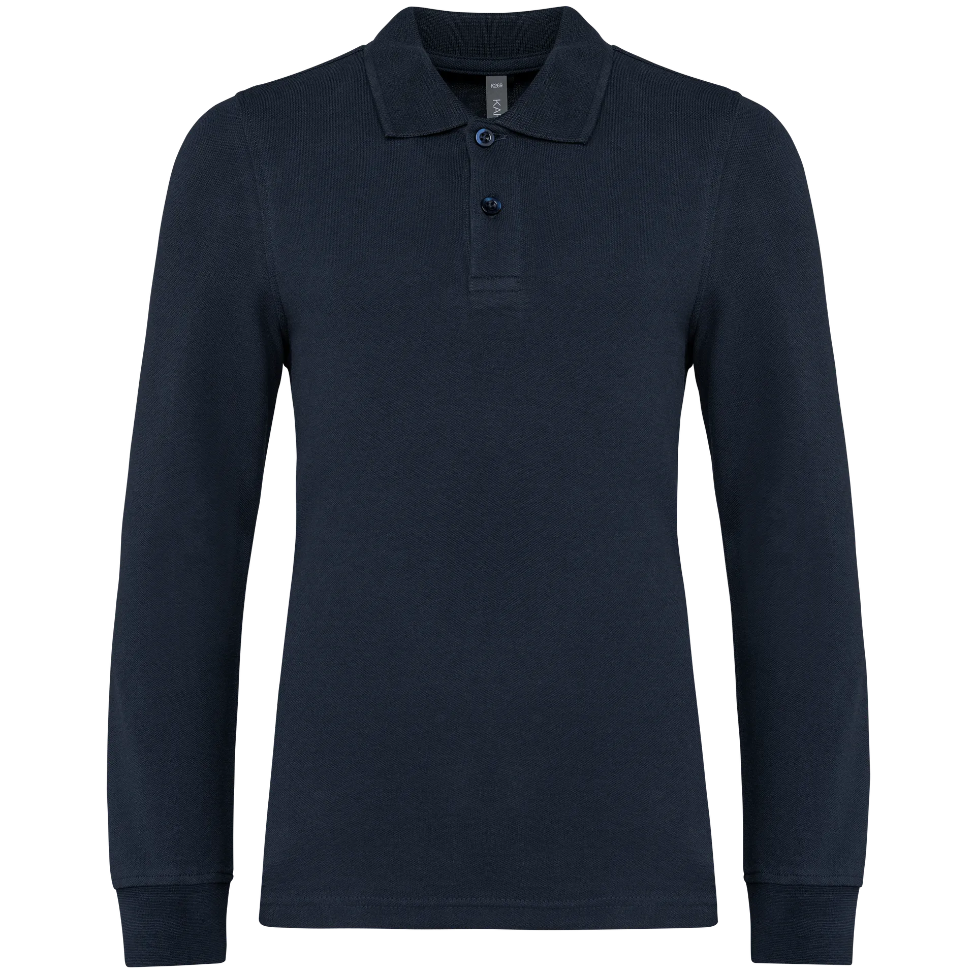 Polohemd mit langen Ärmeln für Kinder.