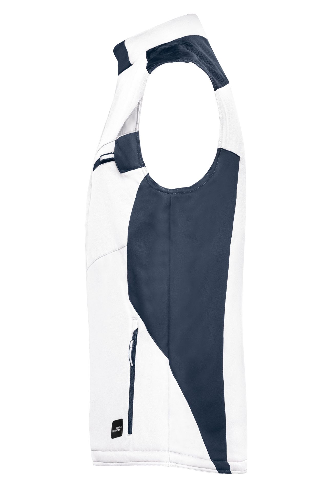 James & Nicholson JN825 – Robuste Winter Softshell-Arbeitsweste mit CORDURA®