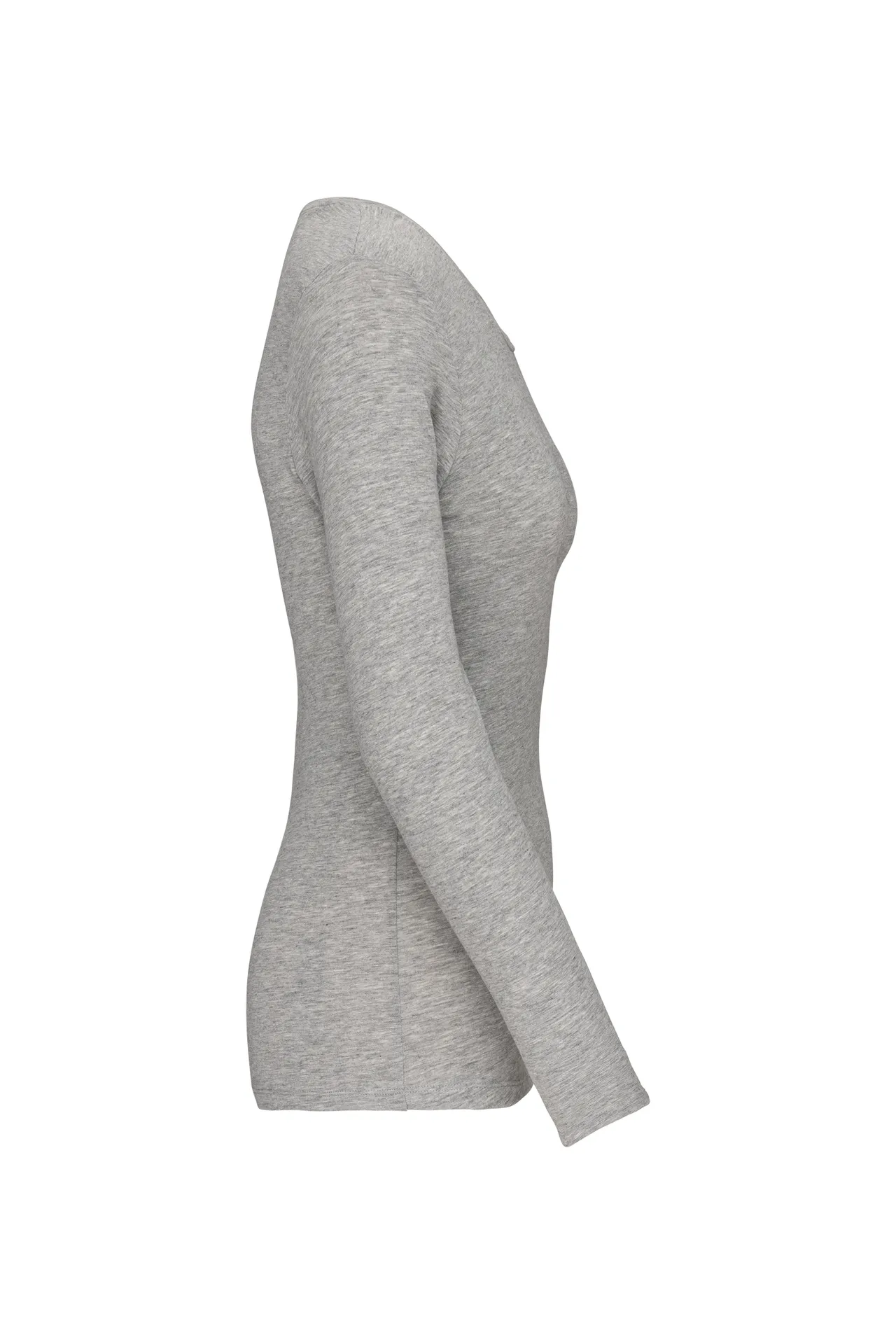 Damen Langarm-T-Shirt mit Rundhalsausschnitt