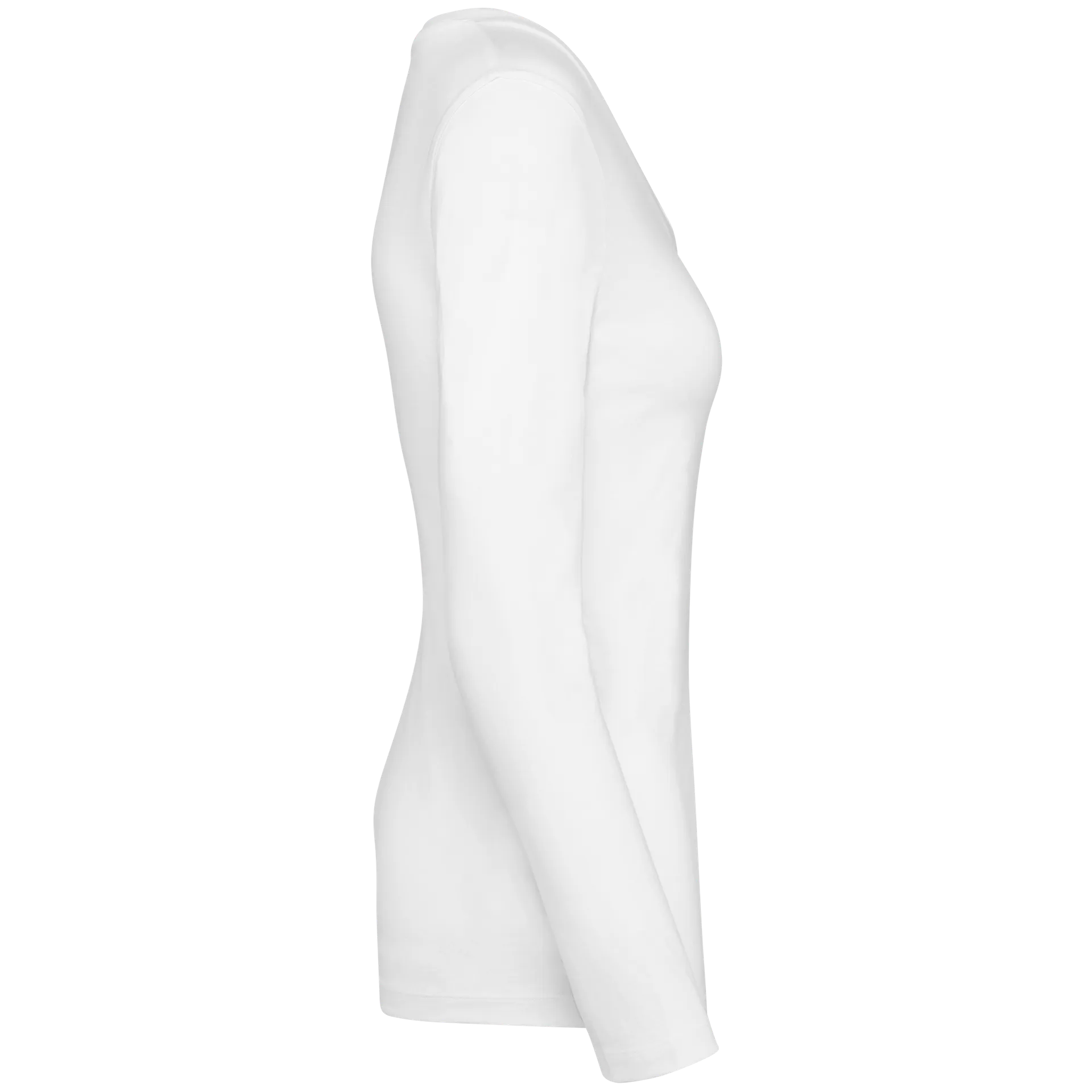 Supima® Damen-T-Shirt mit Rundhalsausschnitt und langen Ärmeln