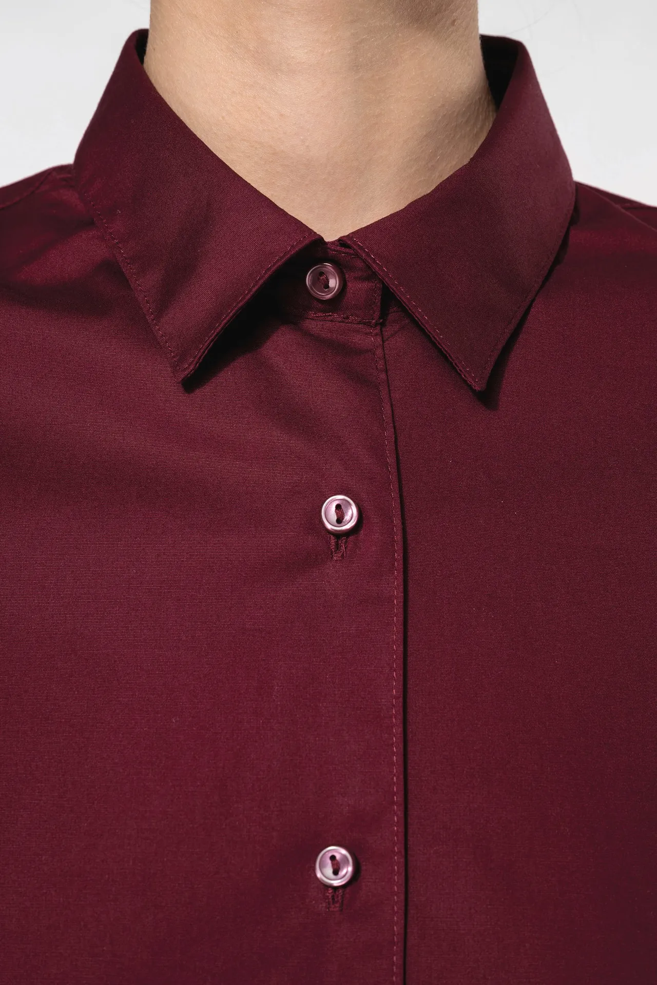 Damen Stretchbluse Langarm