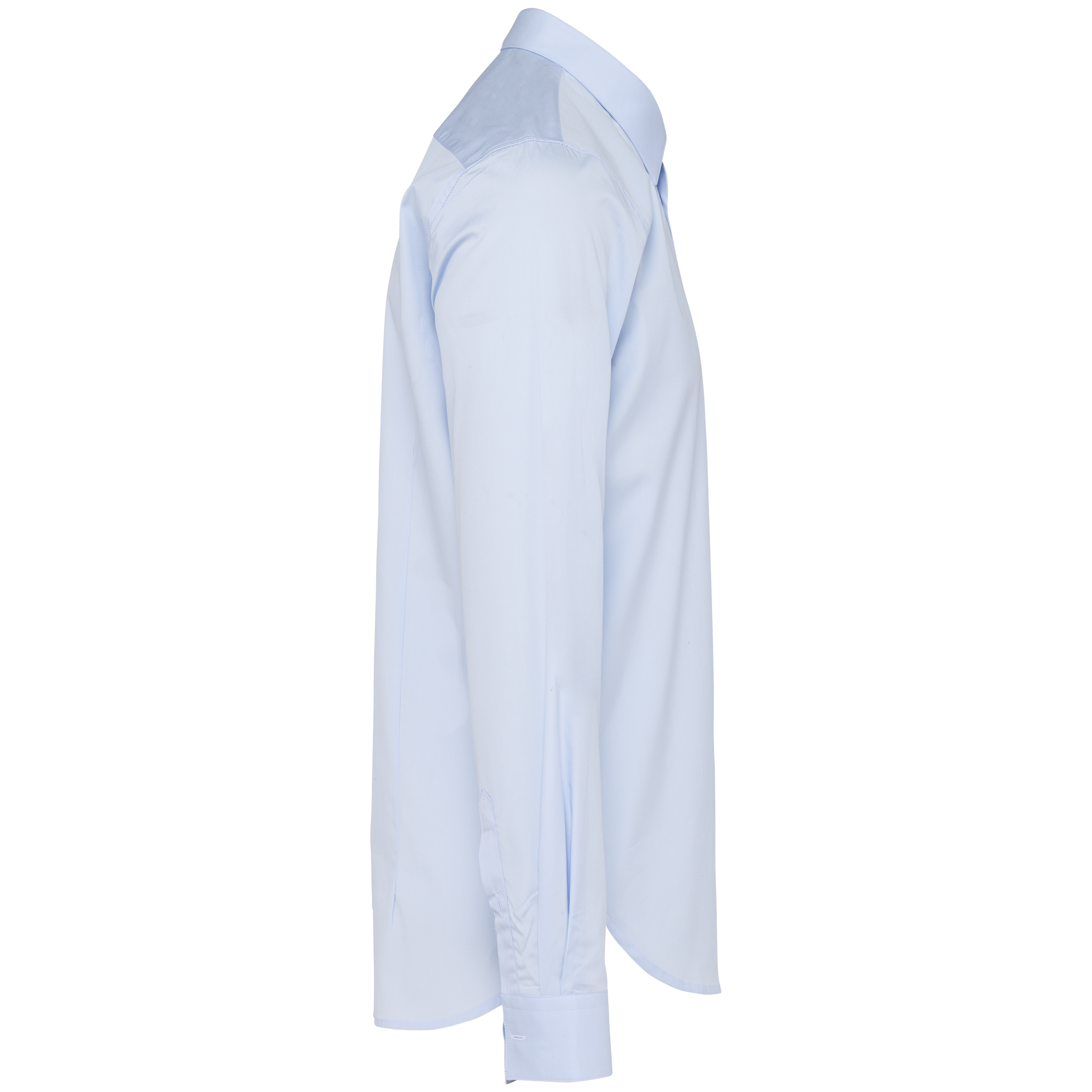 Popeline-Hemd für Herren mit langen Ärmeln