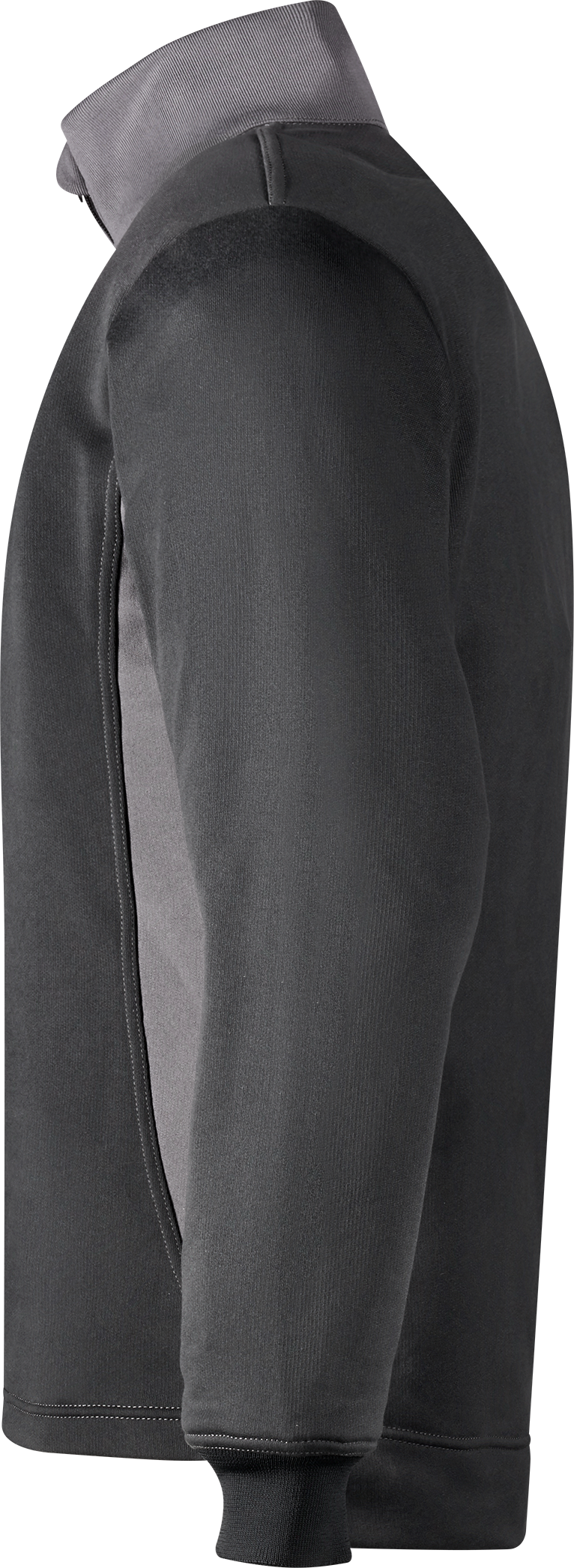 Unisex-Sweatshirt mit Reißverschlusskragen