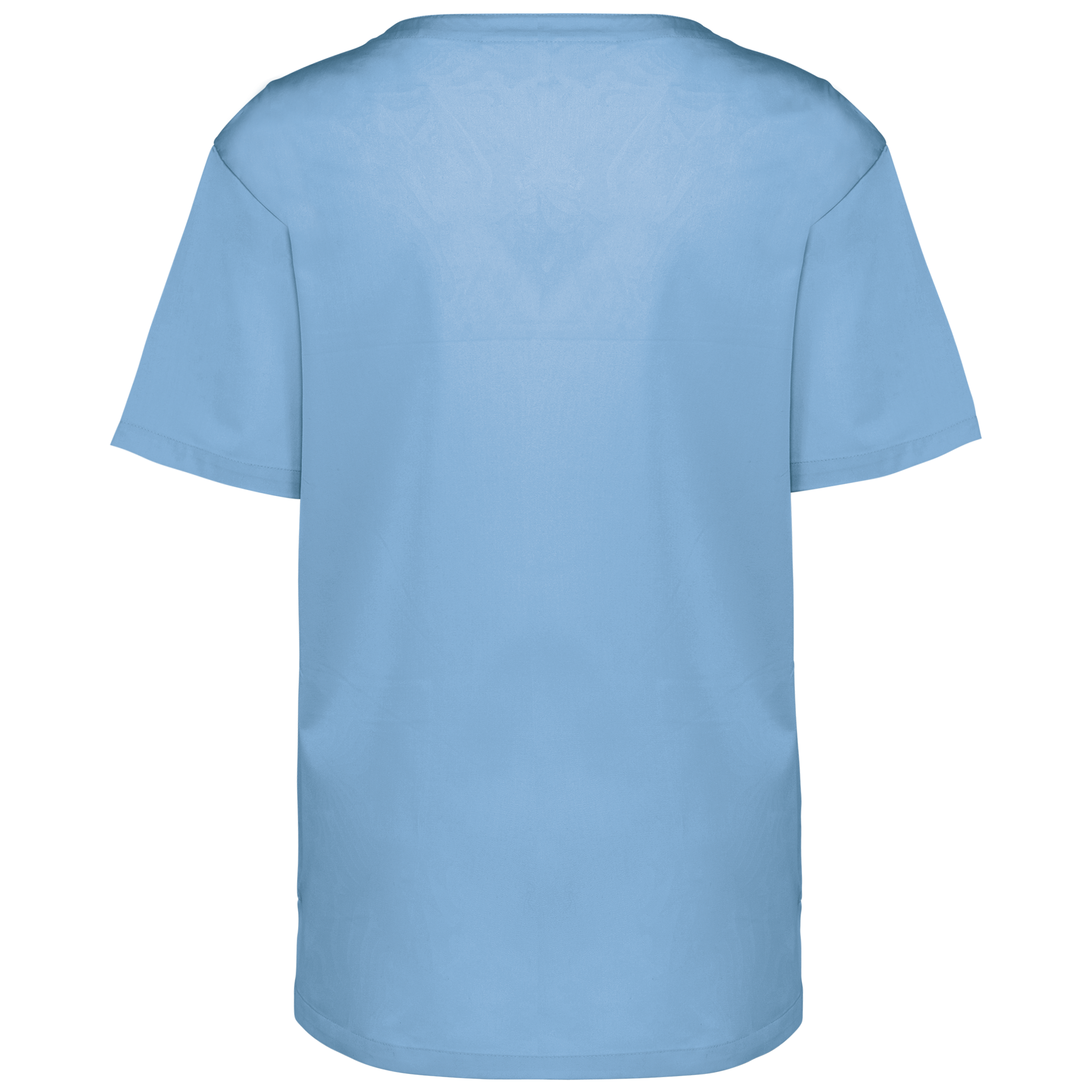 Kurzärmlige Unisex-Tunika aus Baumwollpolyester