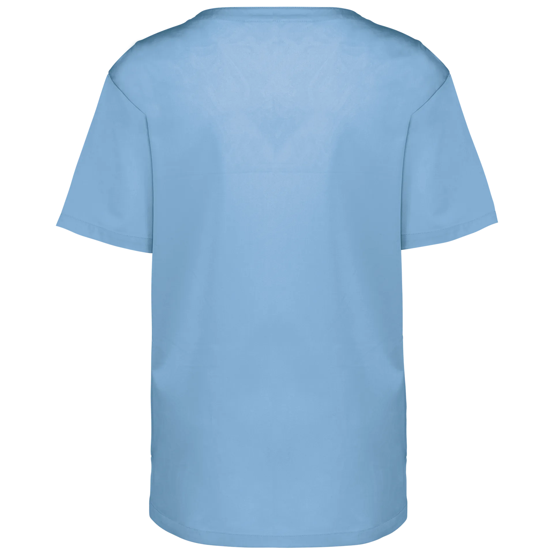 Kurzärmlige Unisex-Tunika aus Baumwollpolyester