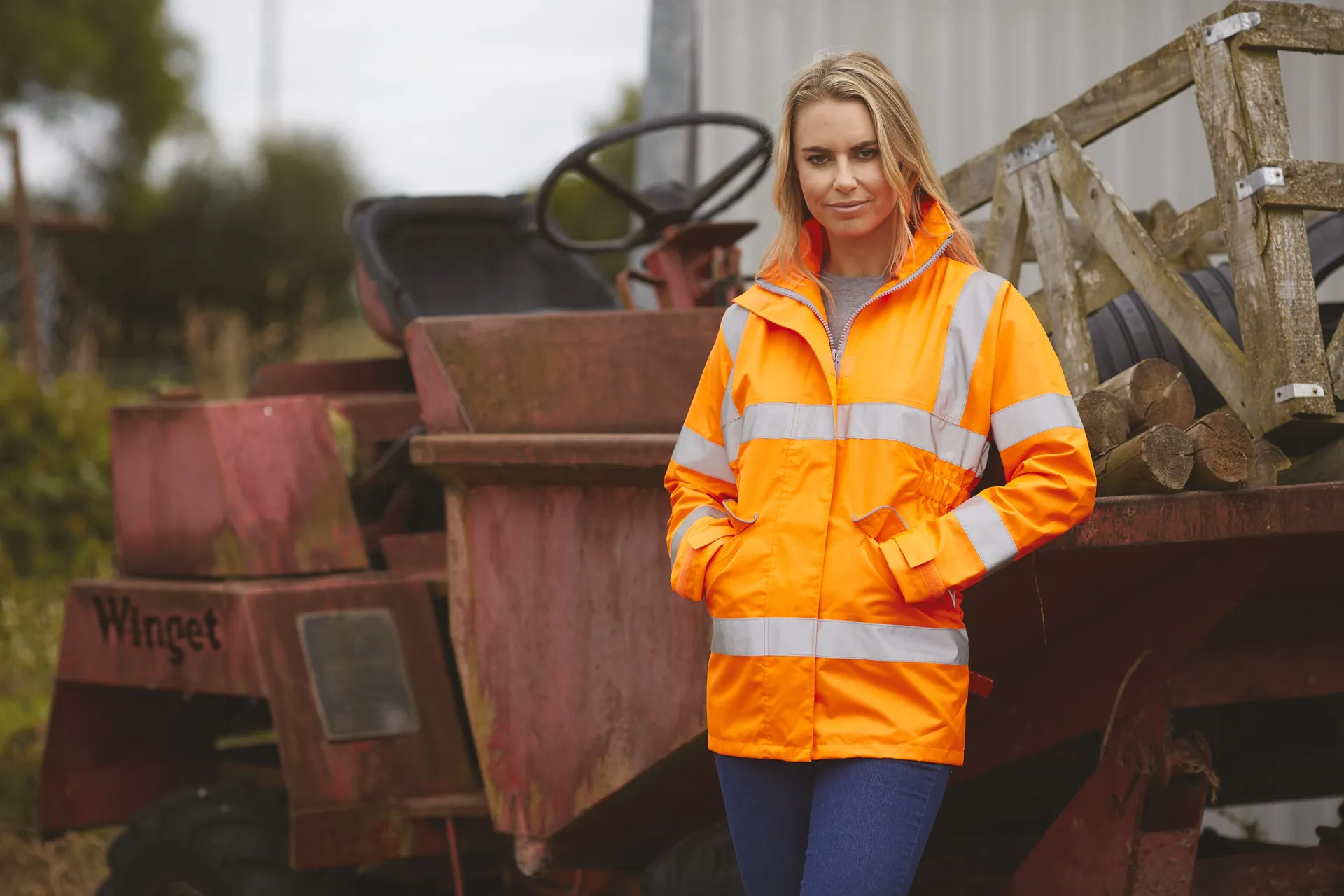 Hi-Vis ladies' executive jacket