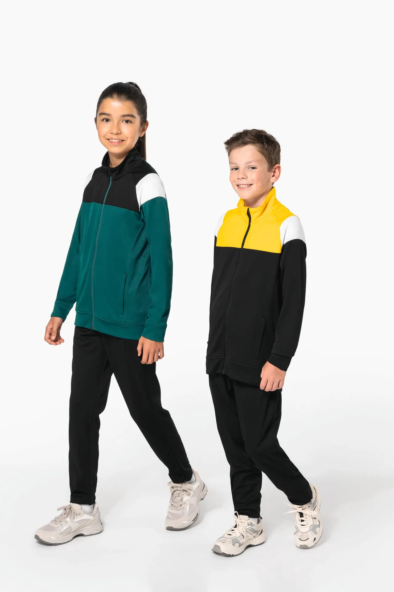 Kinder Trainingsjacke mit Reißverschluss