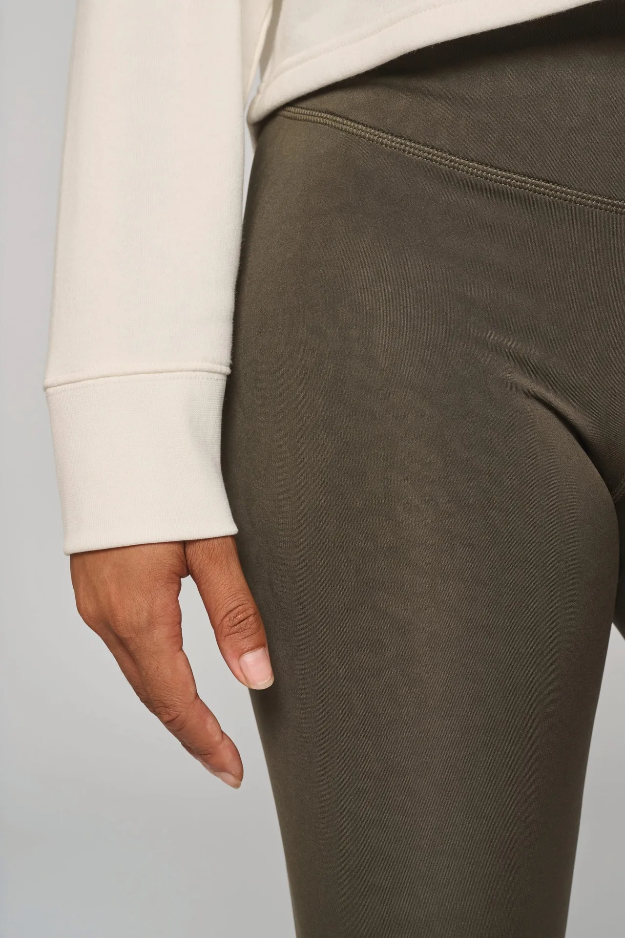 Damen Cropped-Sweatshirt mit Kapuze