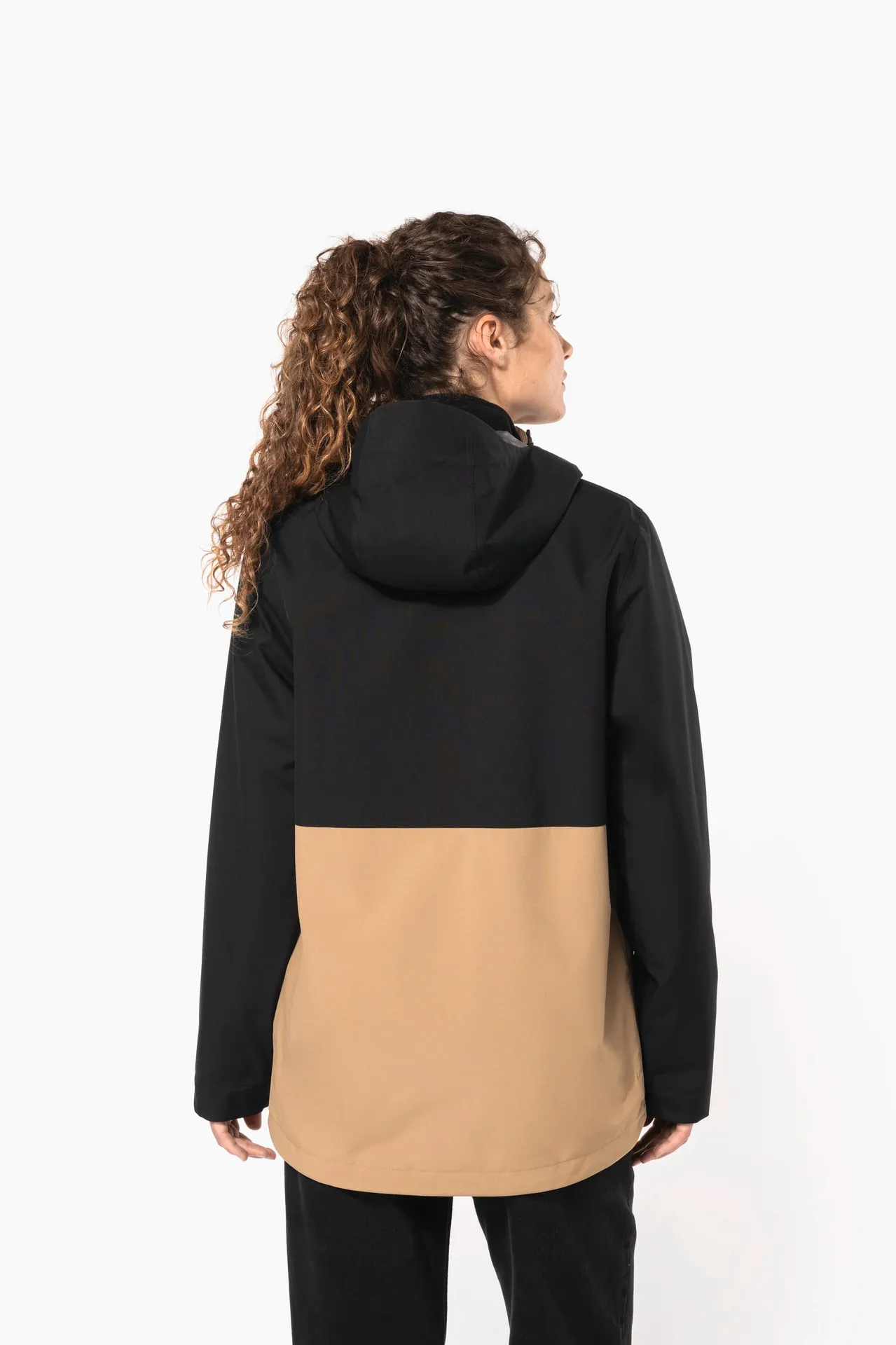 Wasserdichter 3-in-1-Unisex-Parka mit zweifarbiger Kapuze