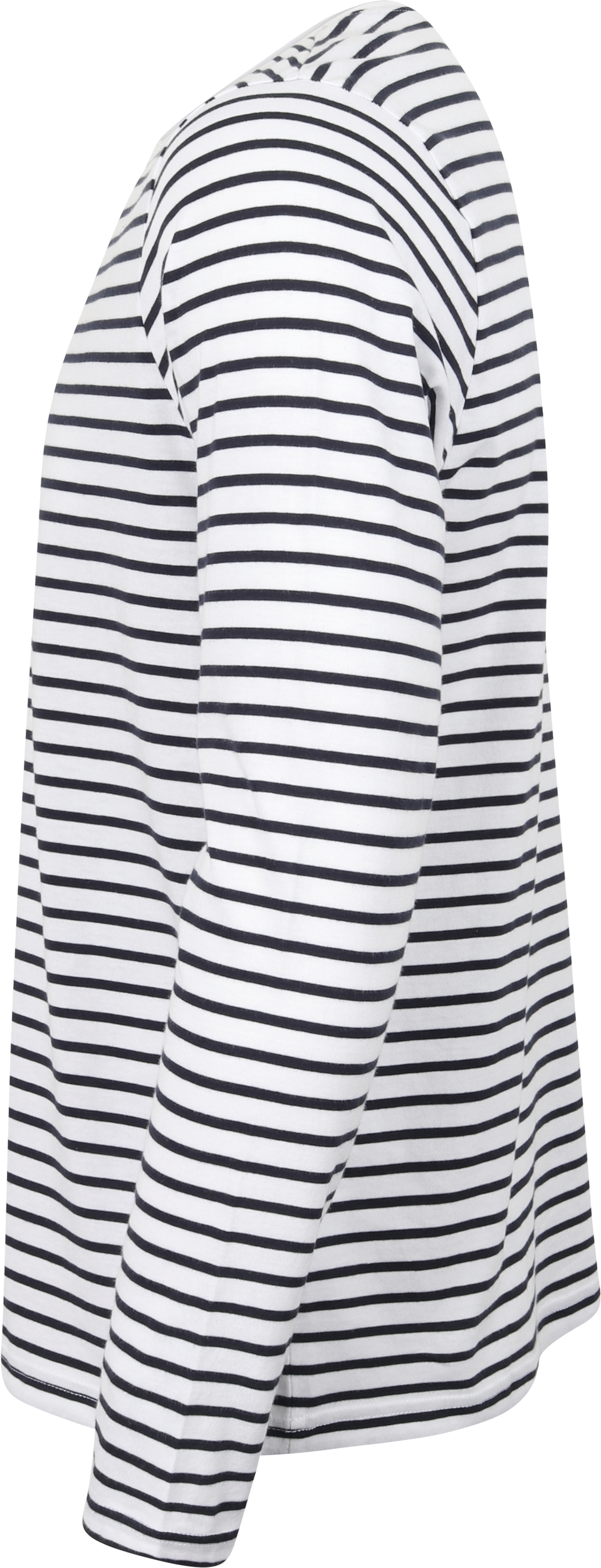 Langärmeliges gestreiftes t-shirt