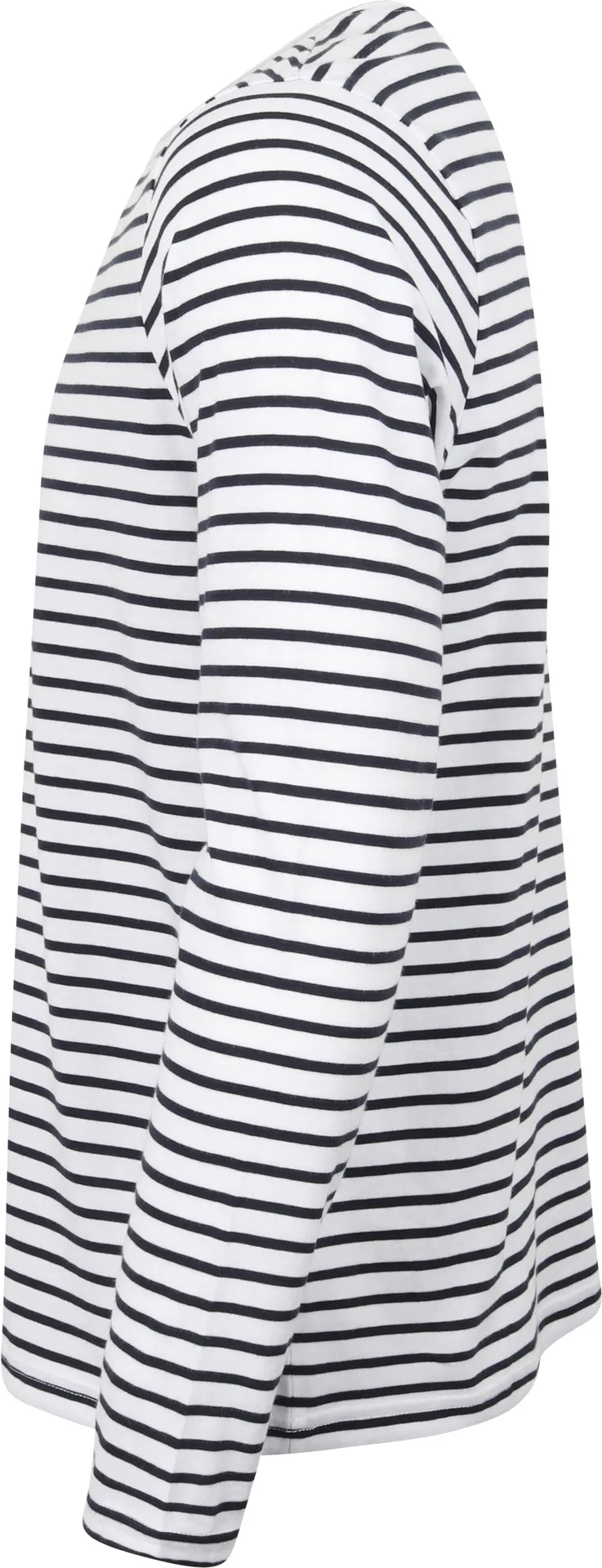 Langärmeliges gestreiftes t-shirt