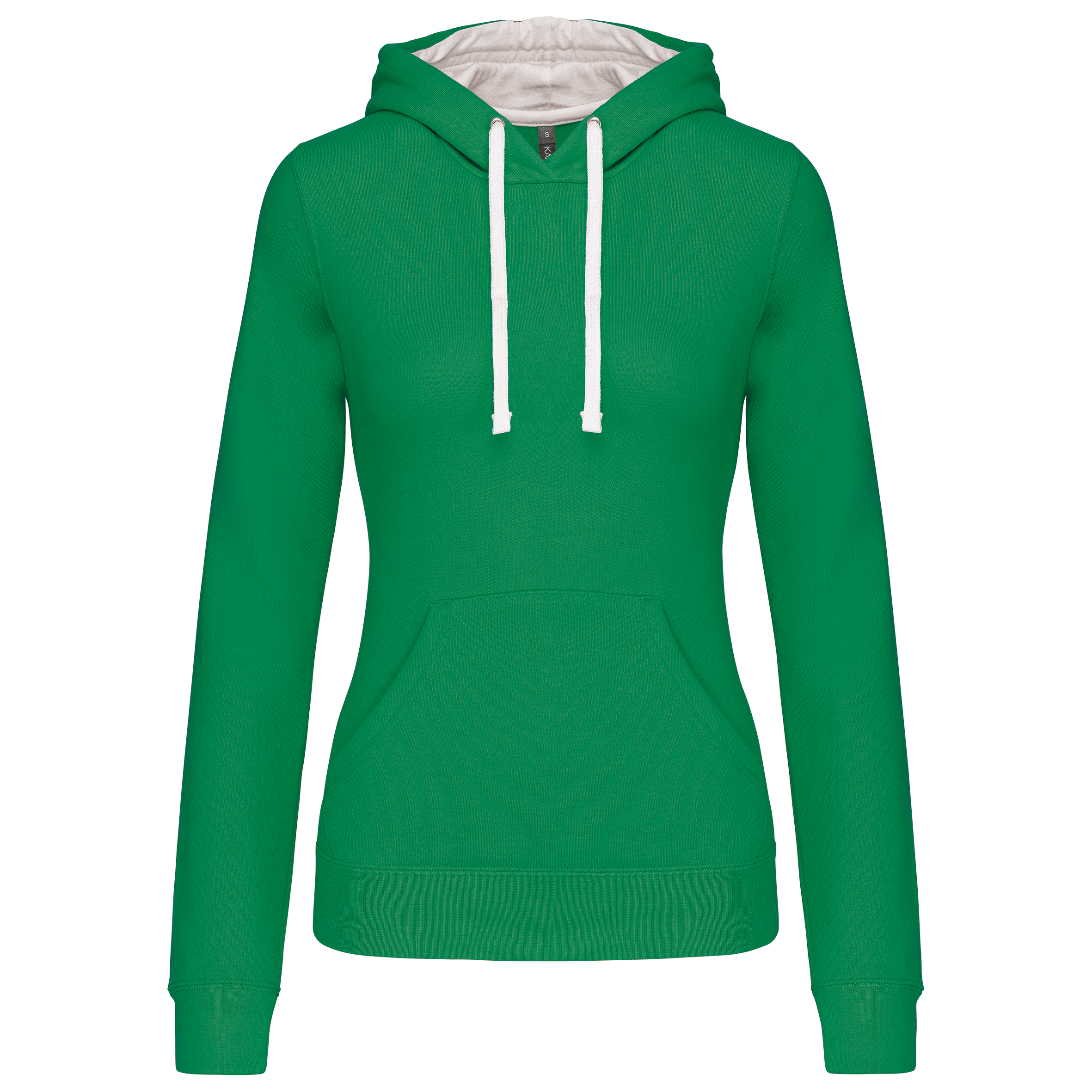 Damen-kapuzensweatshirt bicolor