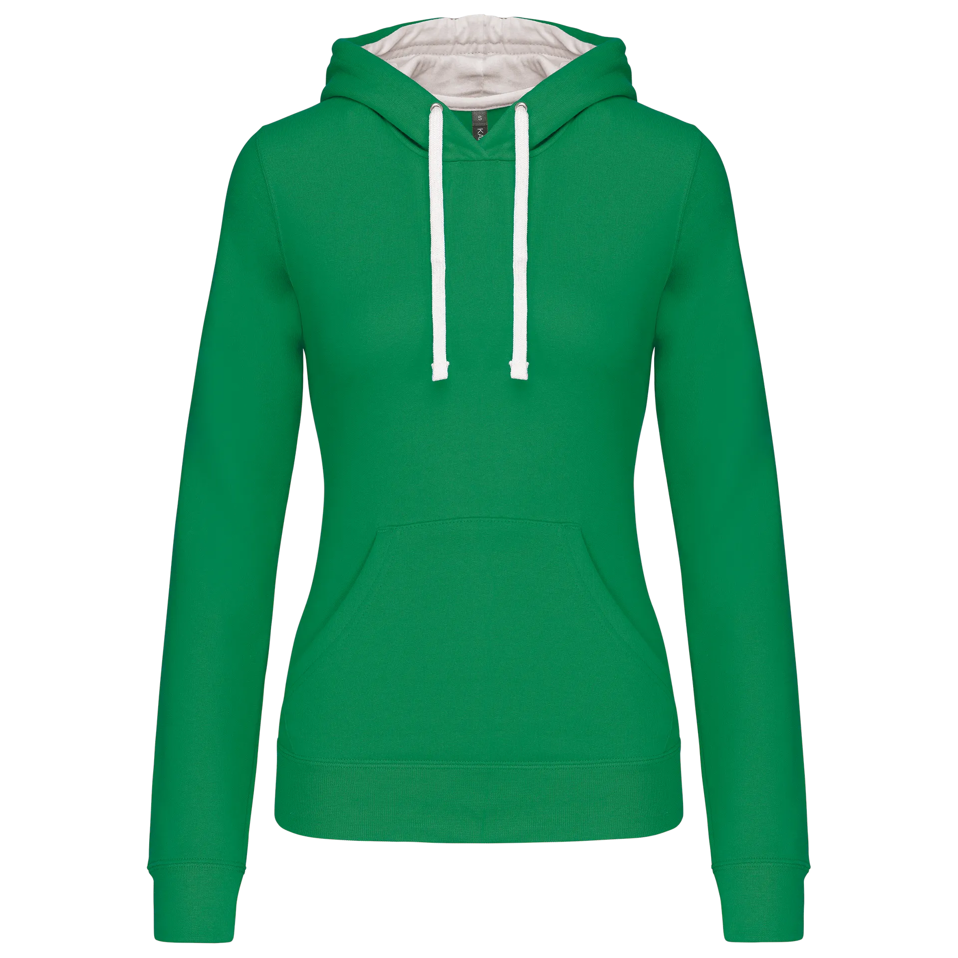 Damen-kapuzensweatshirt bicolor