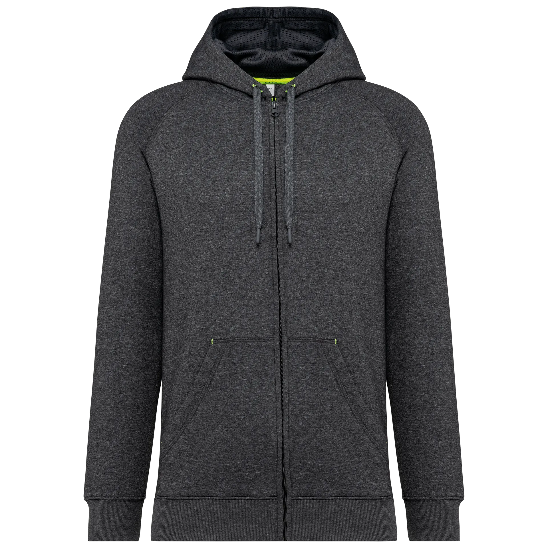 Unisex-kapuzenjacke mit zipper