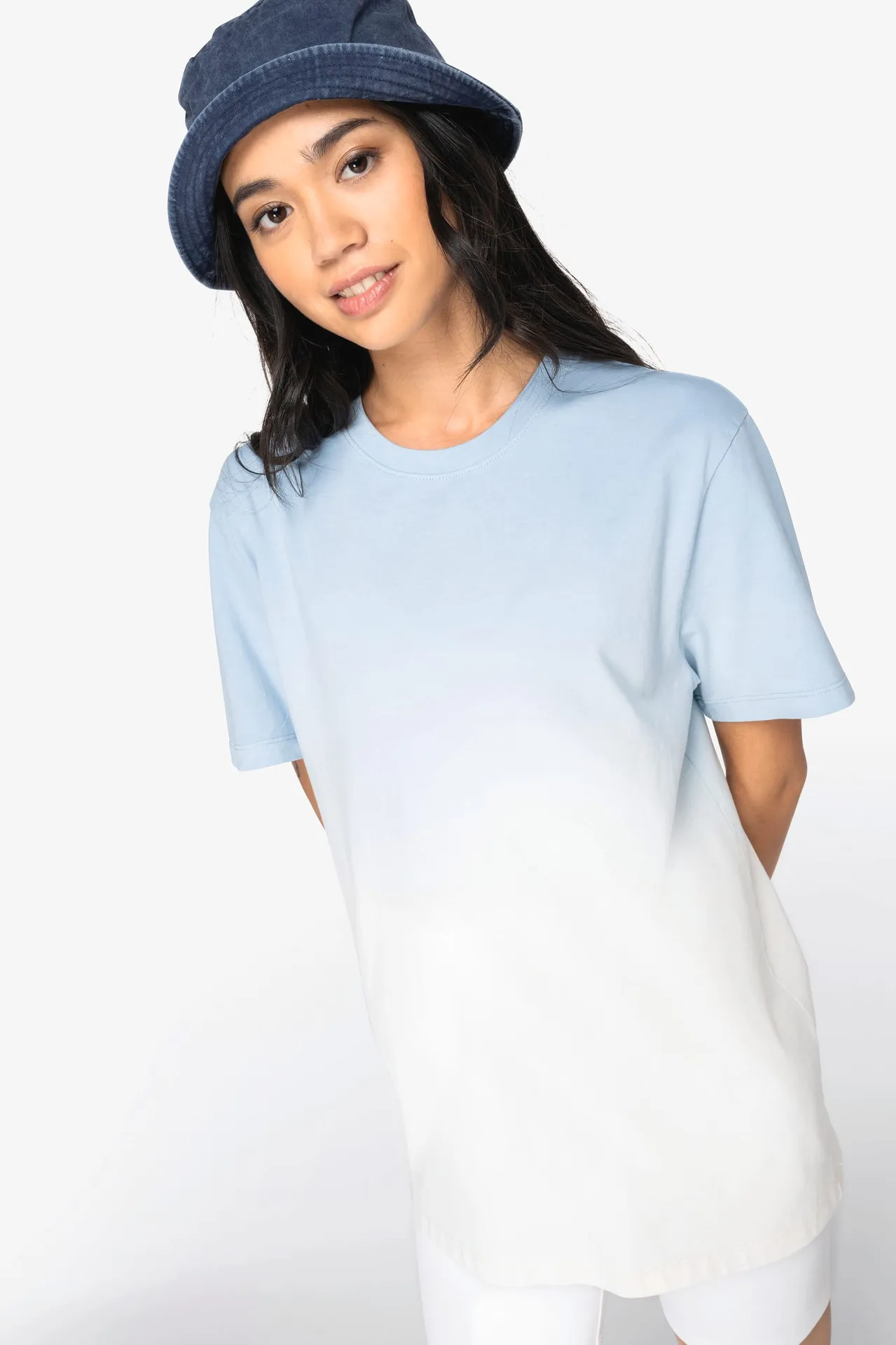 Umweltfreundliches Unisex Dip Dye T-Shirt