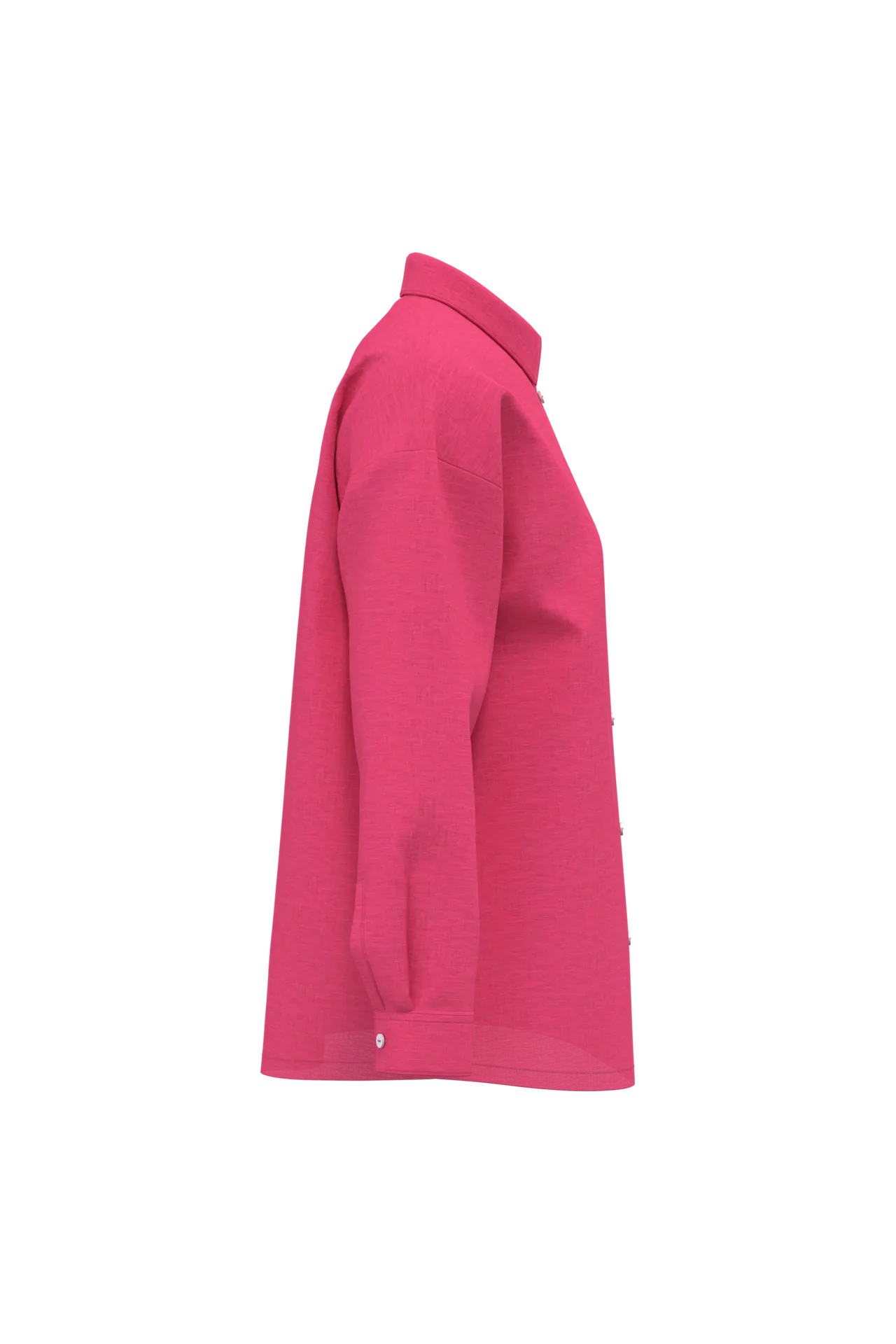 Oversize-Leinenhemd für Damen