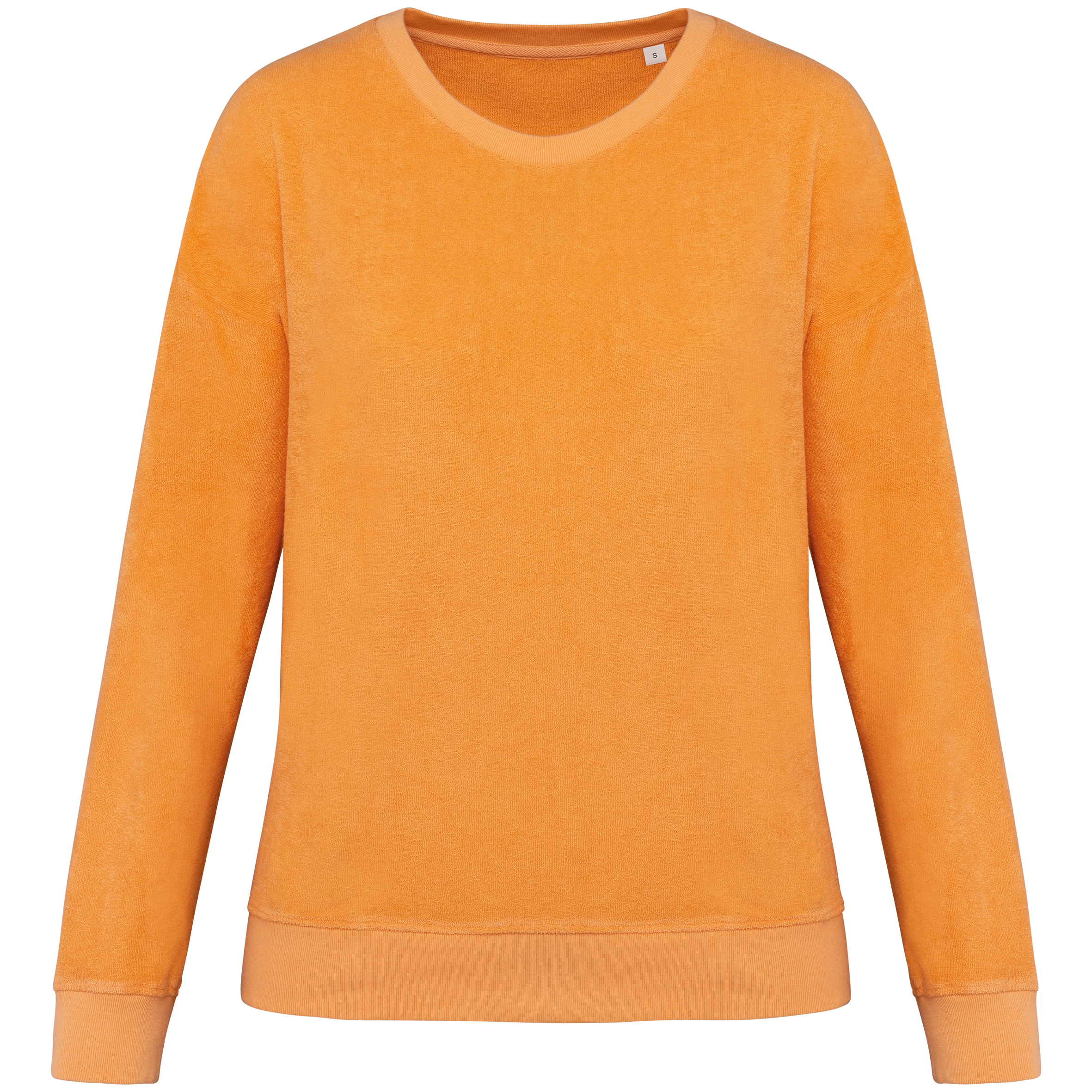 Umweltfreundliches Damen-Sweatshirt aus Frottee