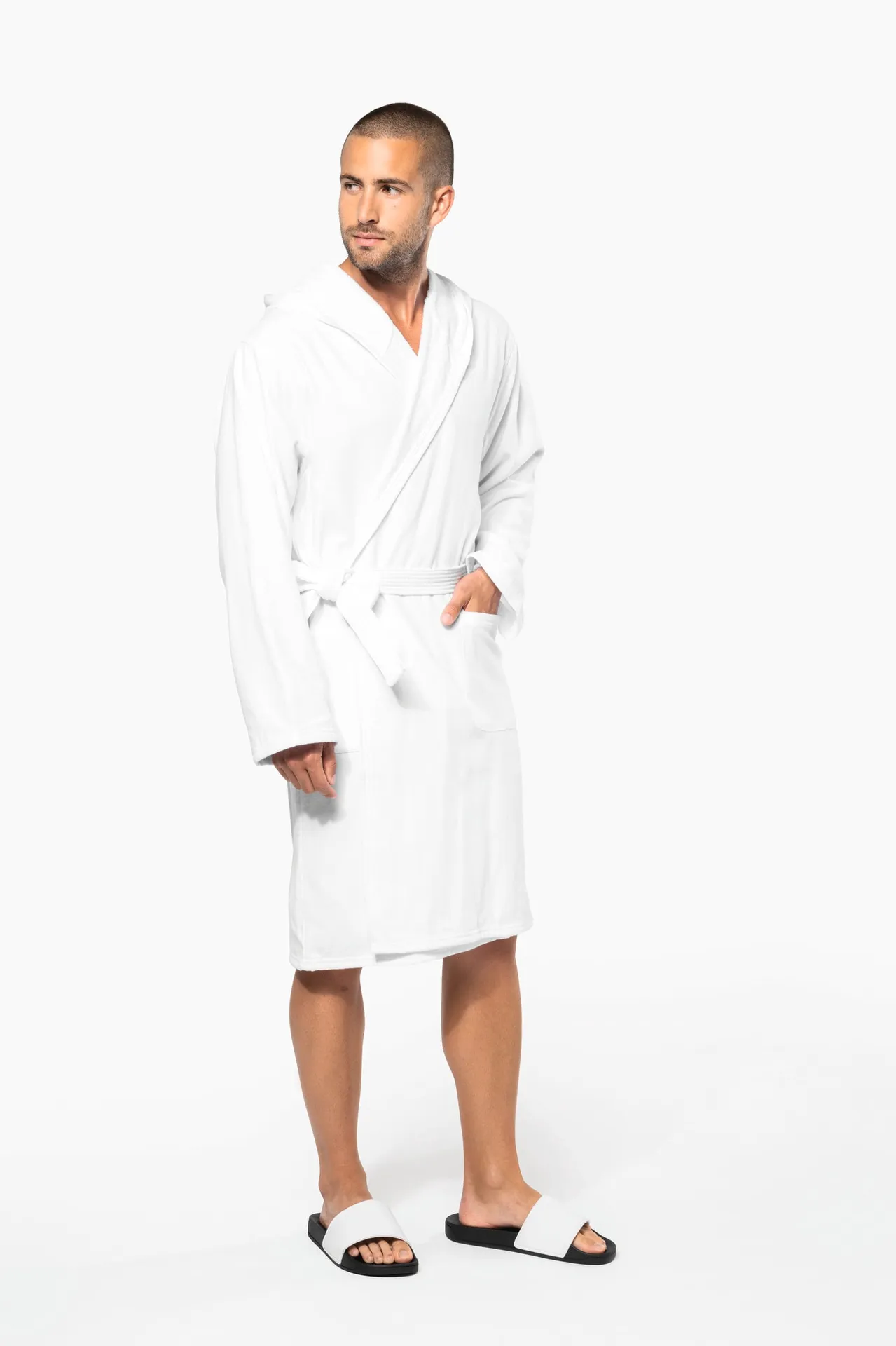 Bademantel mit Kapuze Bio