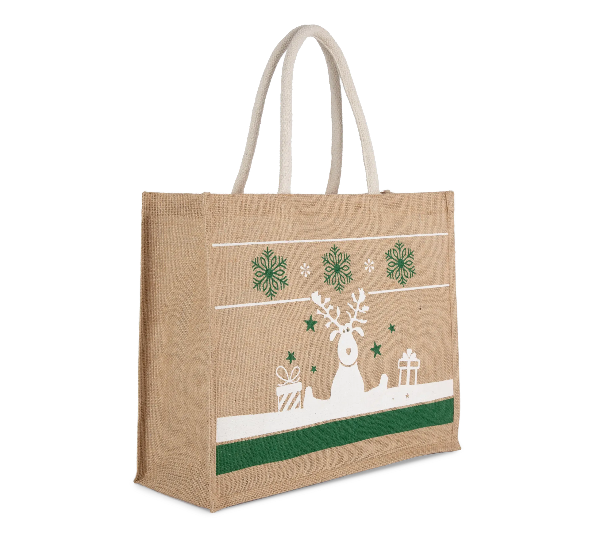 Einkaufstasche mit Weihnachtsmotiven