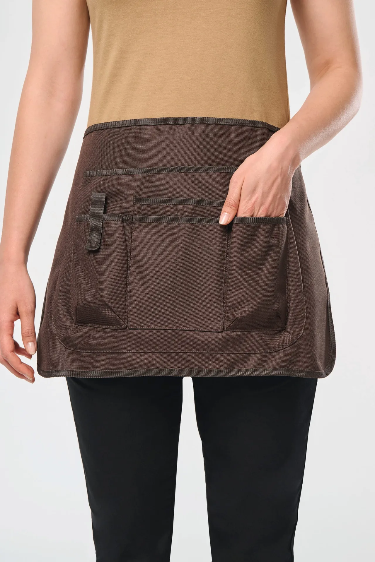 Kurze umweltfreundliche Unisex-Gärtnerschürze