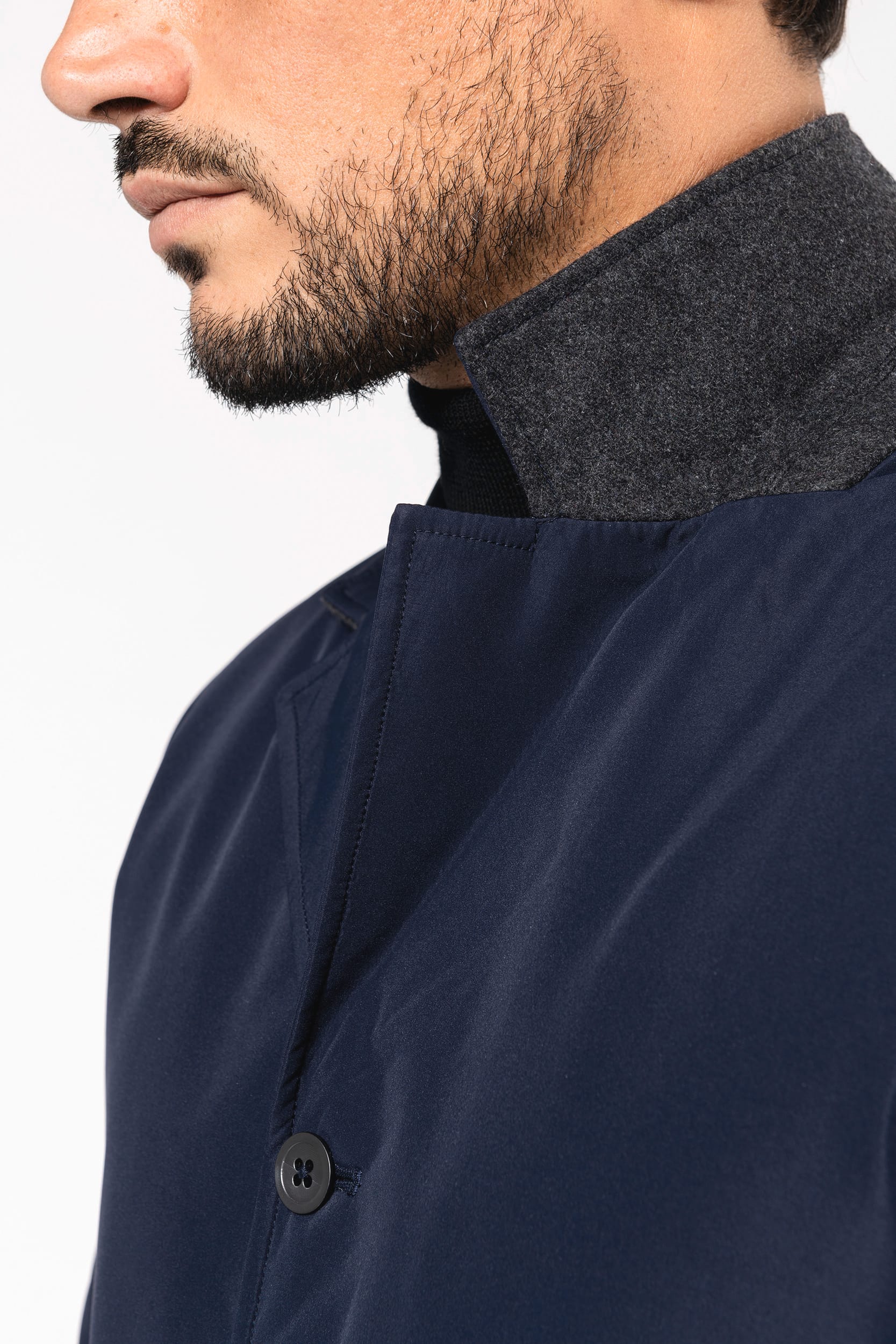 Strukturierter Herren-Trenchcoat