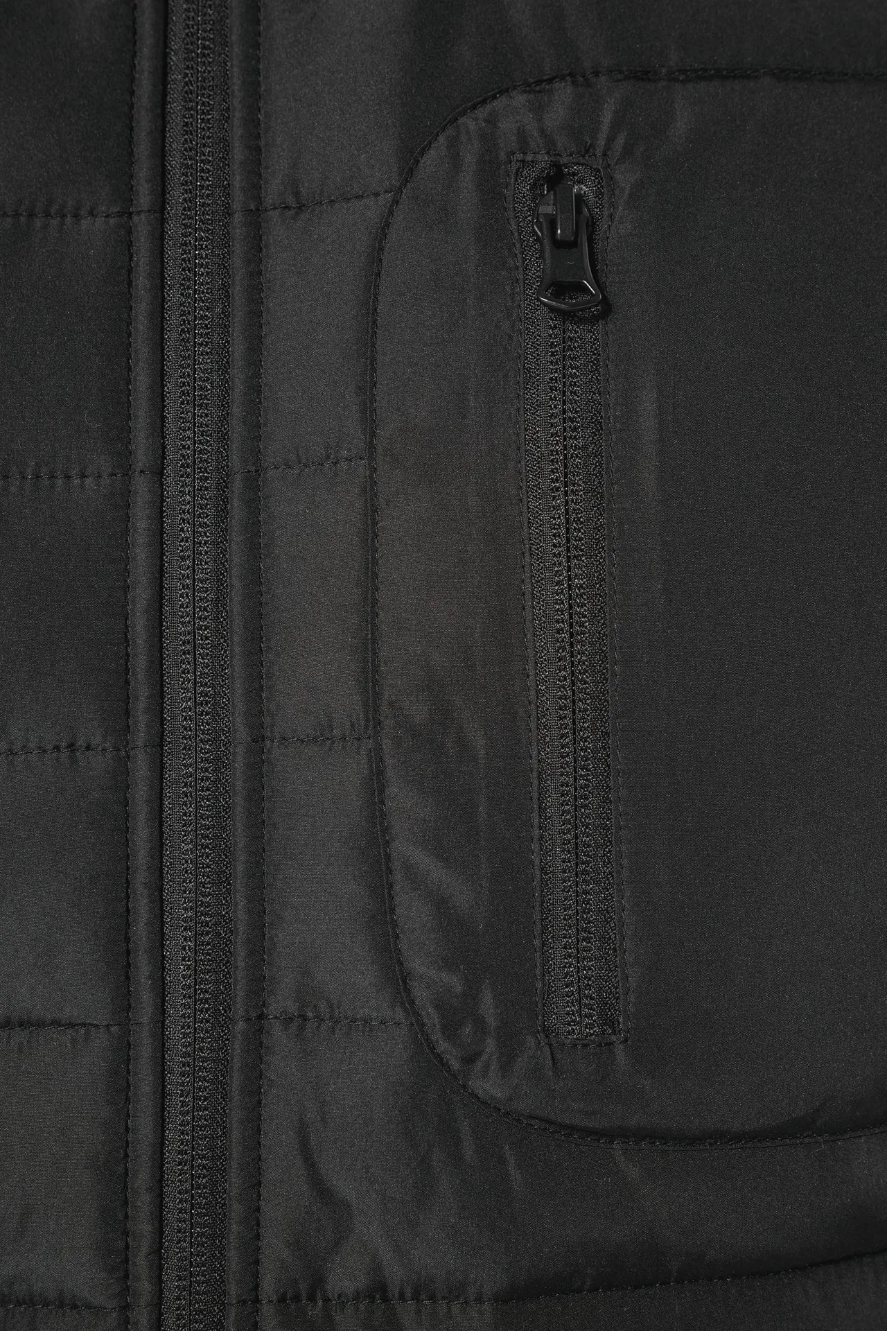 Jacke aus zwei Materialien für Herren