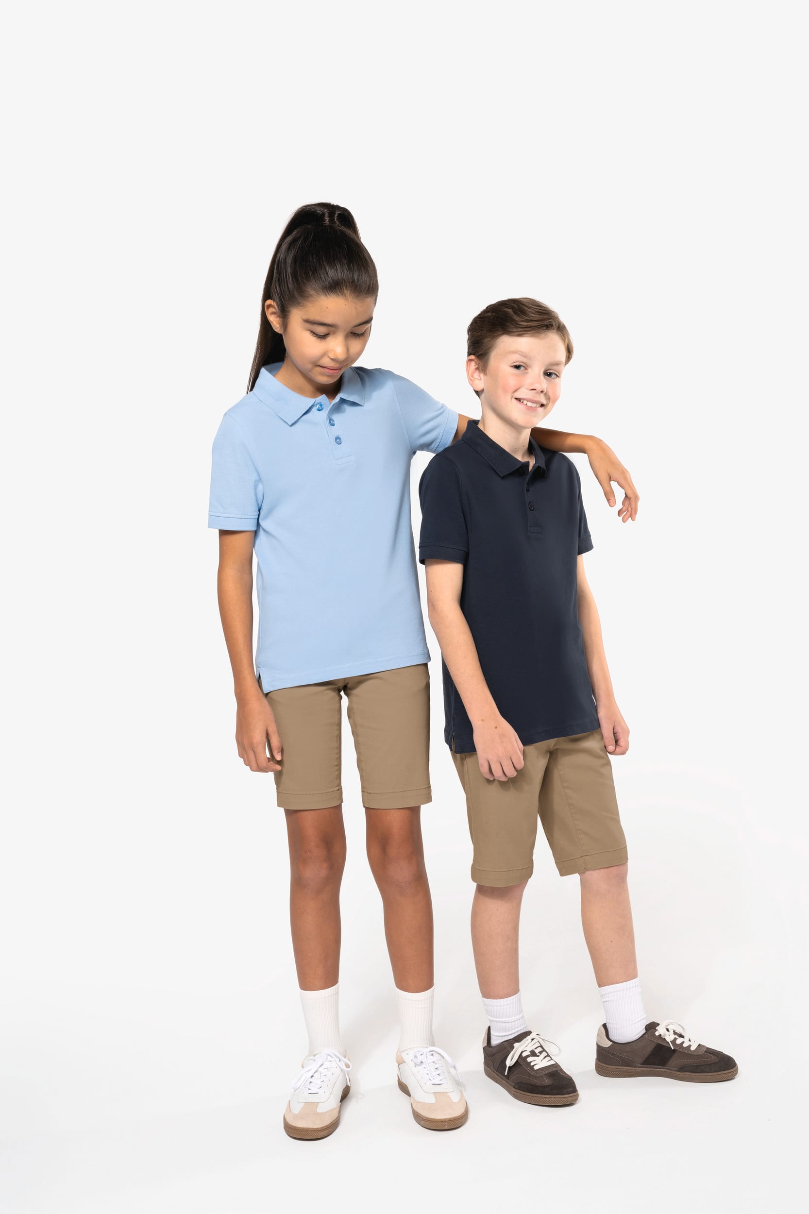 Kinder Poloshirt Kurzarm