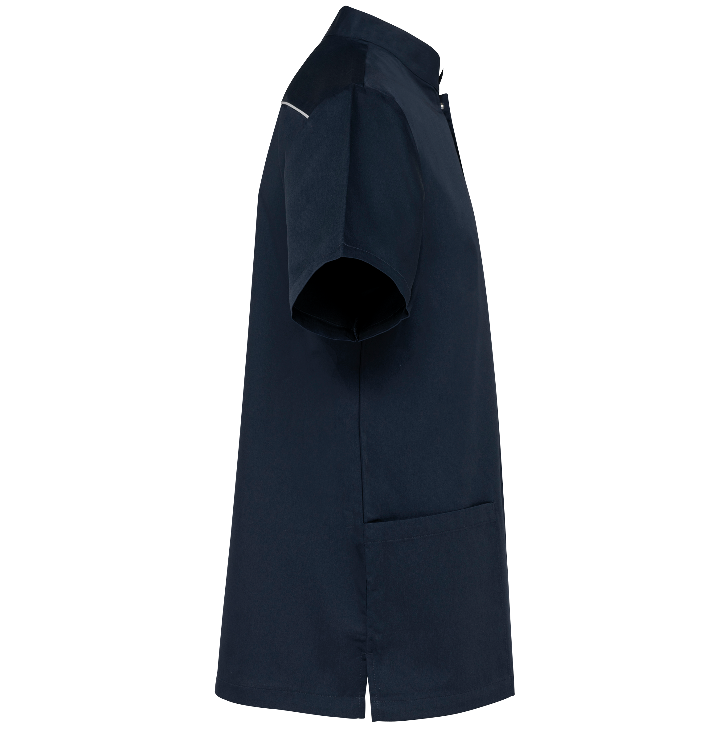 Herrenkittel aus Baumwollpolyester mit Druckknöpfen