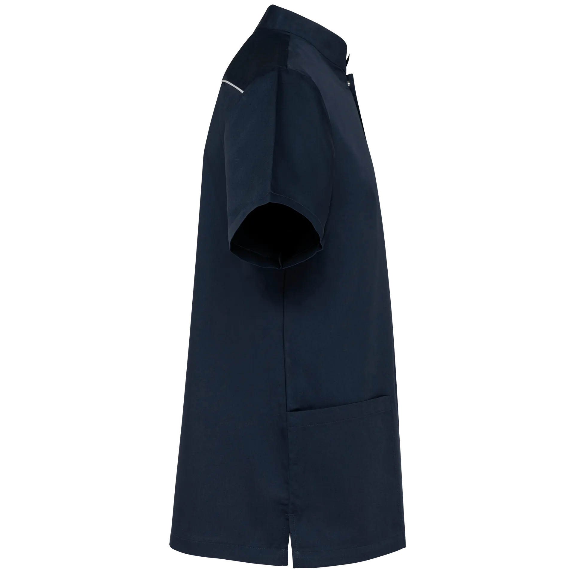 Herrenkittel aus Baumwollpolyester mit Druckknöpfen