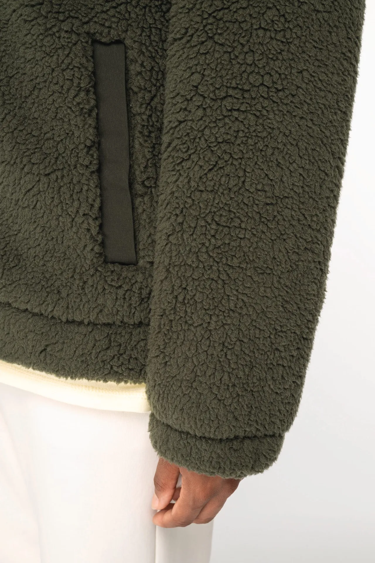 Umweltfreundliches Unisex Sherpajacke