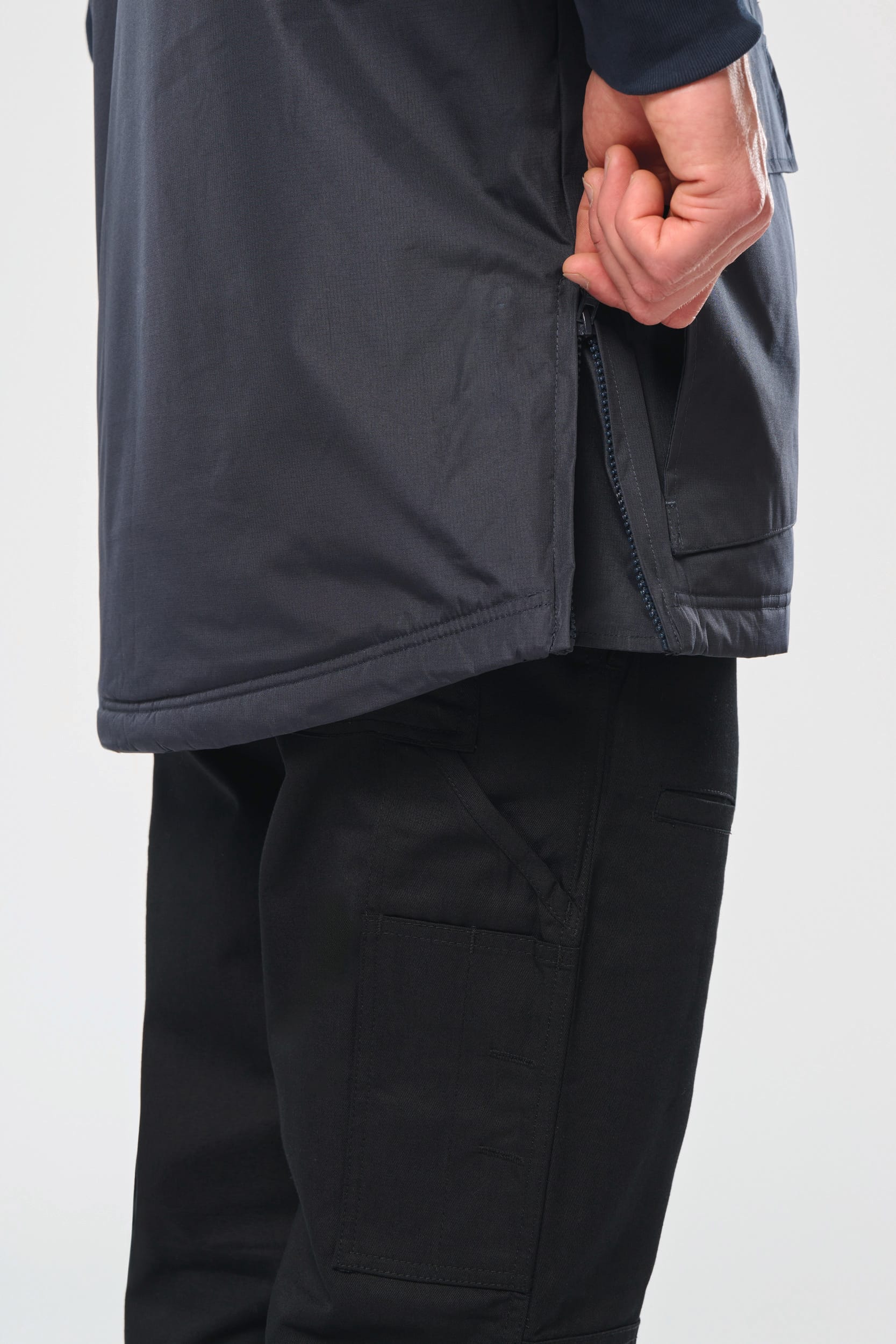 Workwear Parka mit abtrennbaren Ärmeln