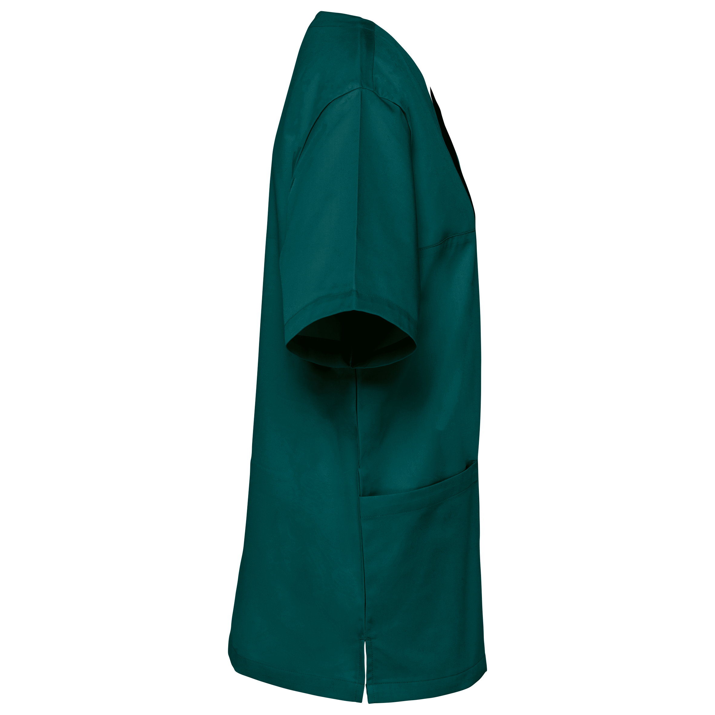 Kurzärmlige Unisex-Tunika aus Baumwollpolyester