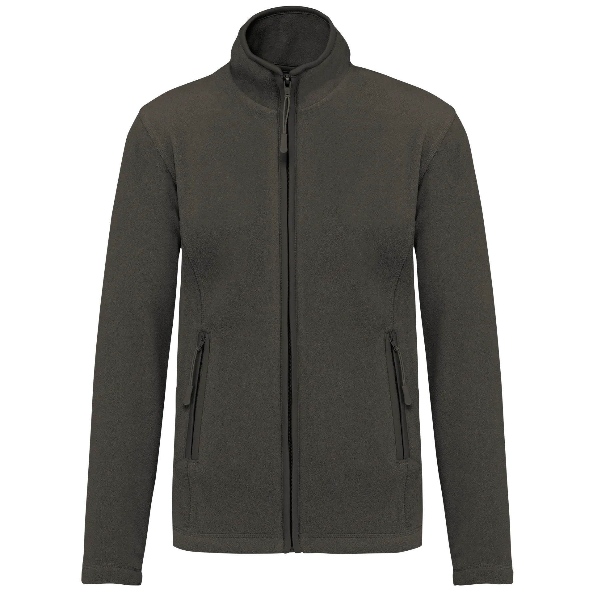 Mikrofleece-Jacke mit Reißverschluss für Damen
