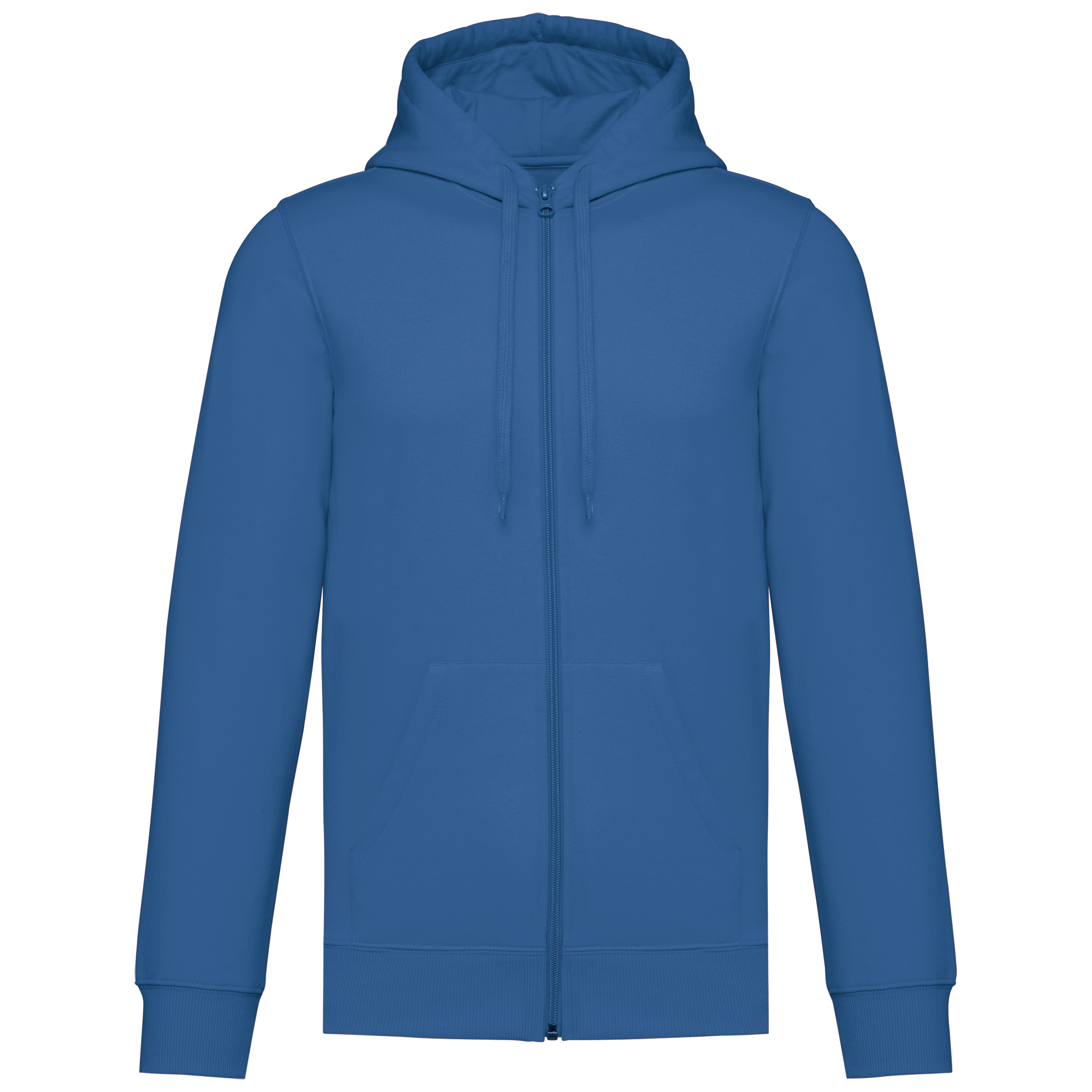 Recyceltes Unisex-Sweatshirt mit Reißverschluss und Kapuze