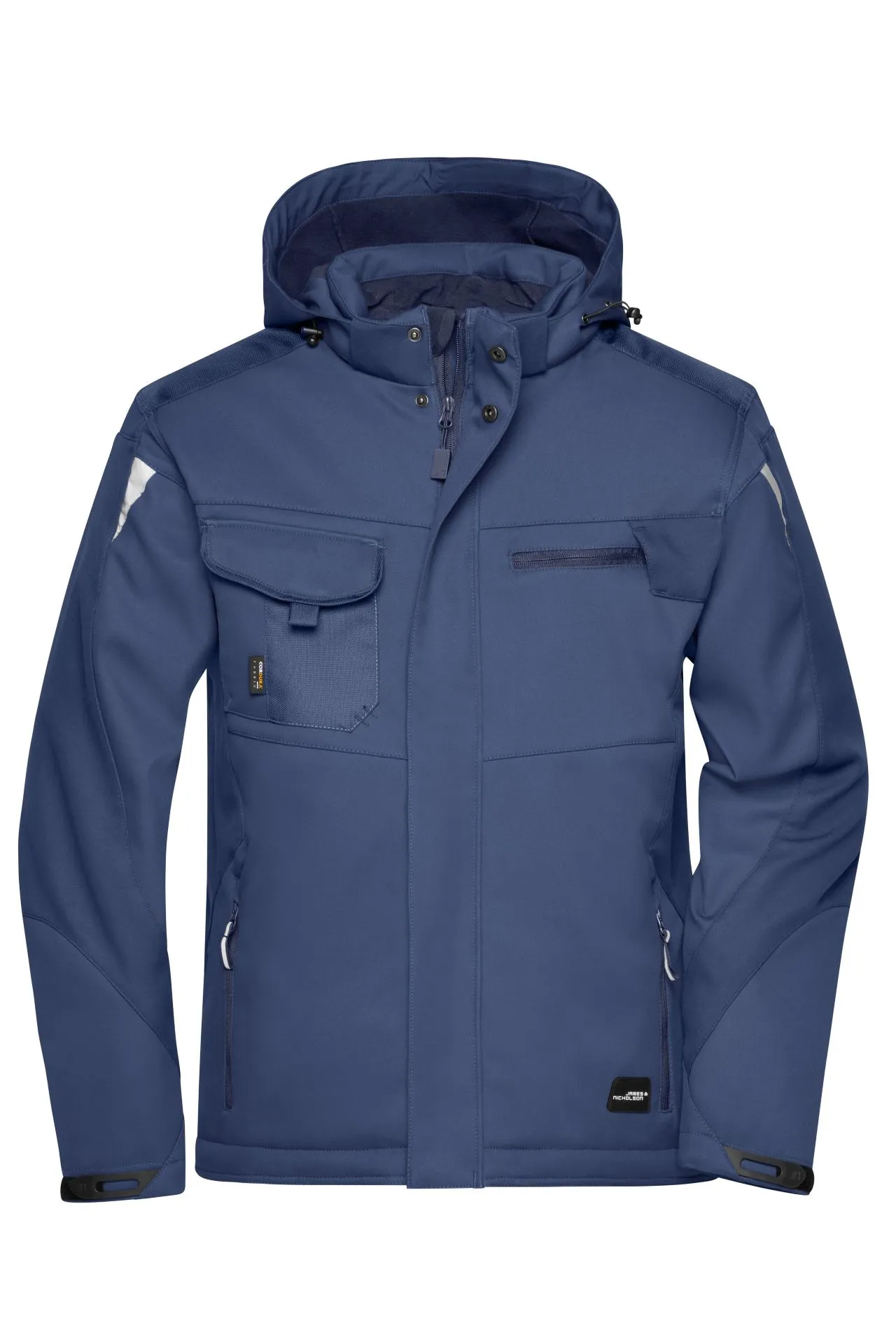 James & Nicholson JN824 – Robuste Winter Softshelljacke mit CORDURA® & Futter